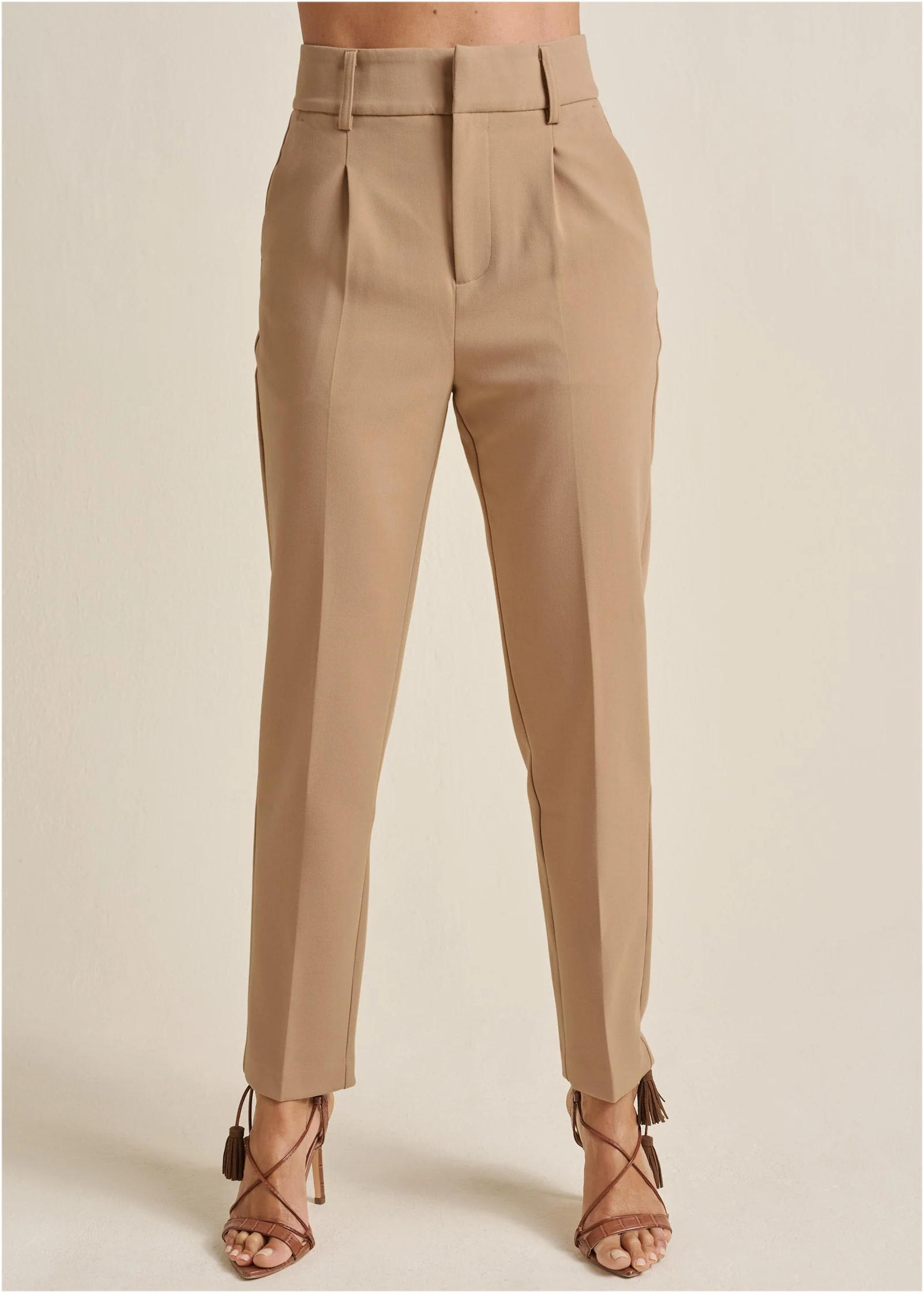 Tailored Suit Pants - Sand - Image 2