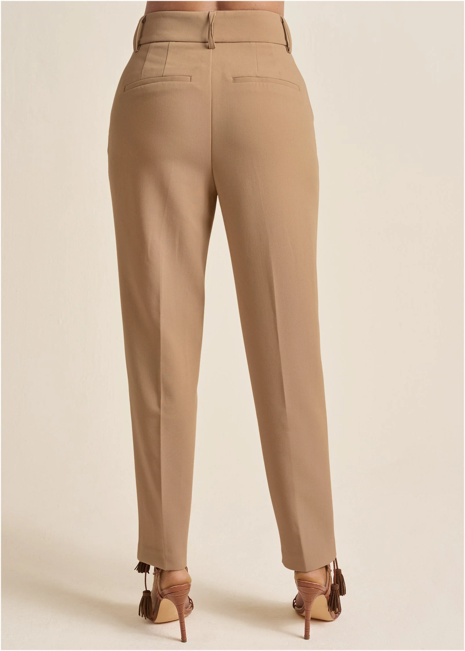 Tailored Suit Pants - Sand - Image 3