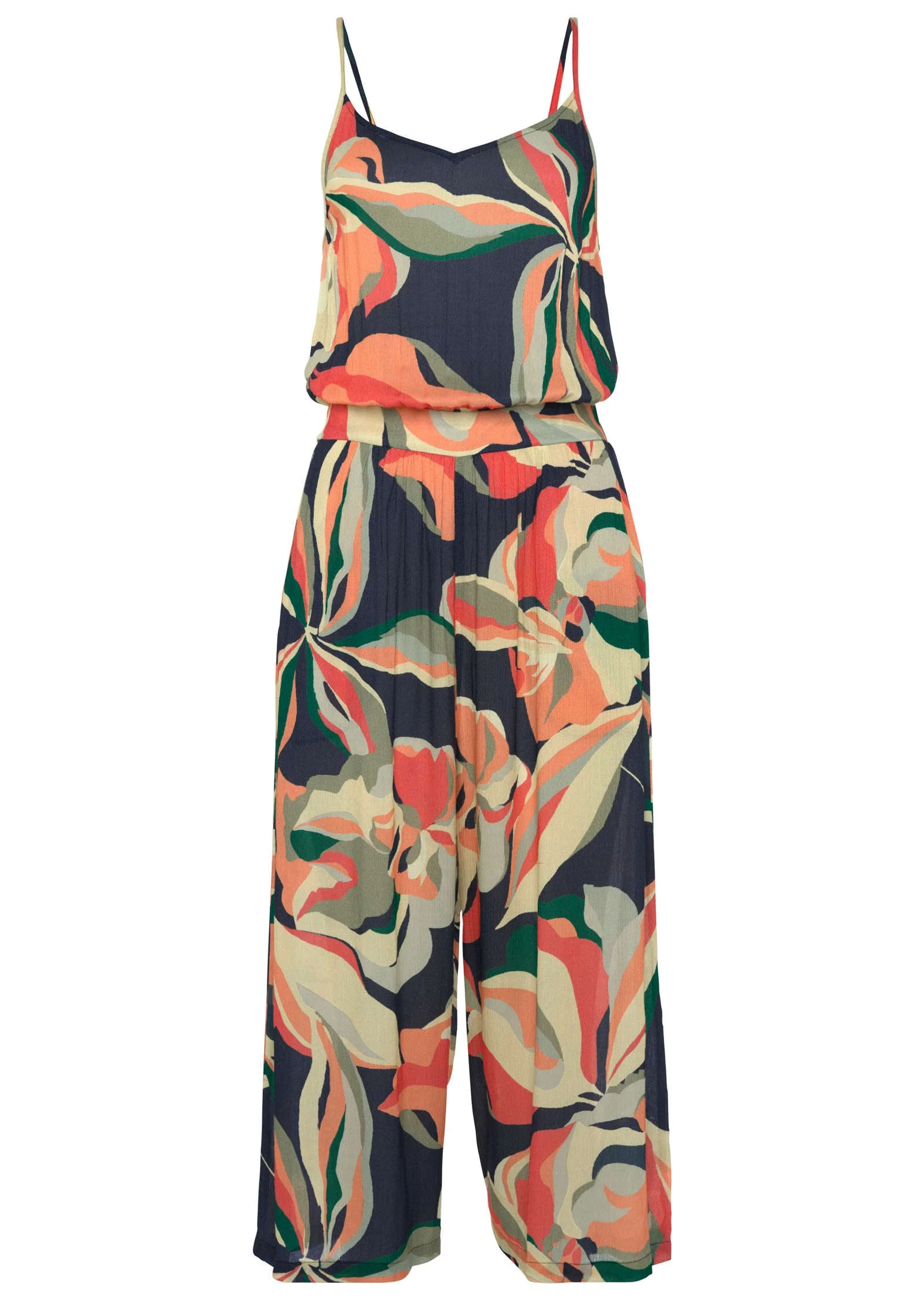 Casual Printed Jumpsuit - Navy Multi - Image 2