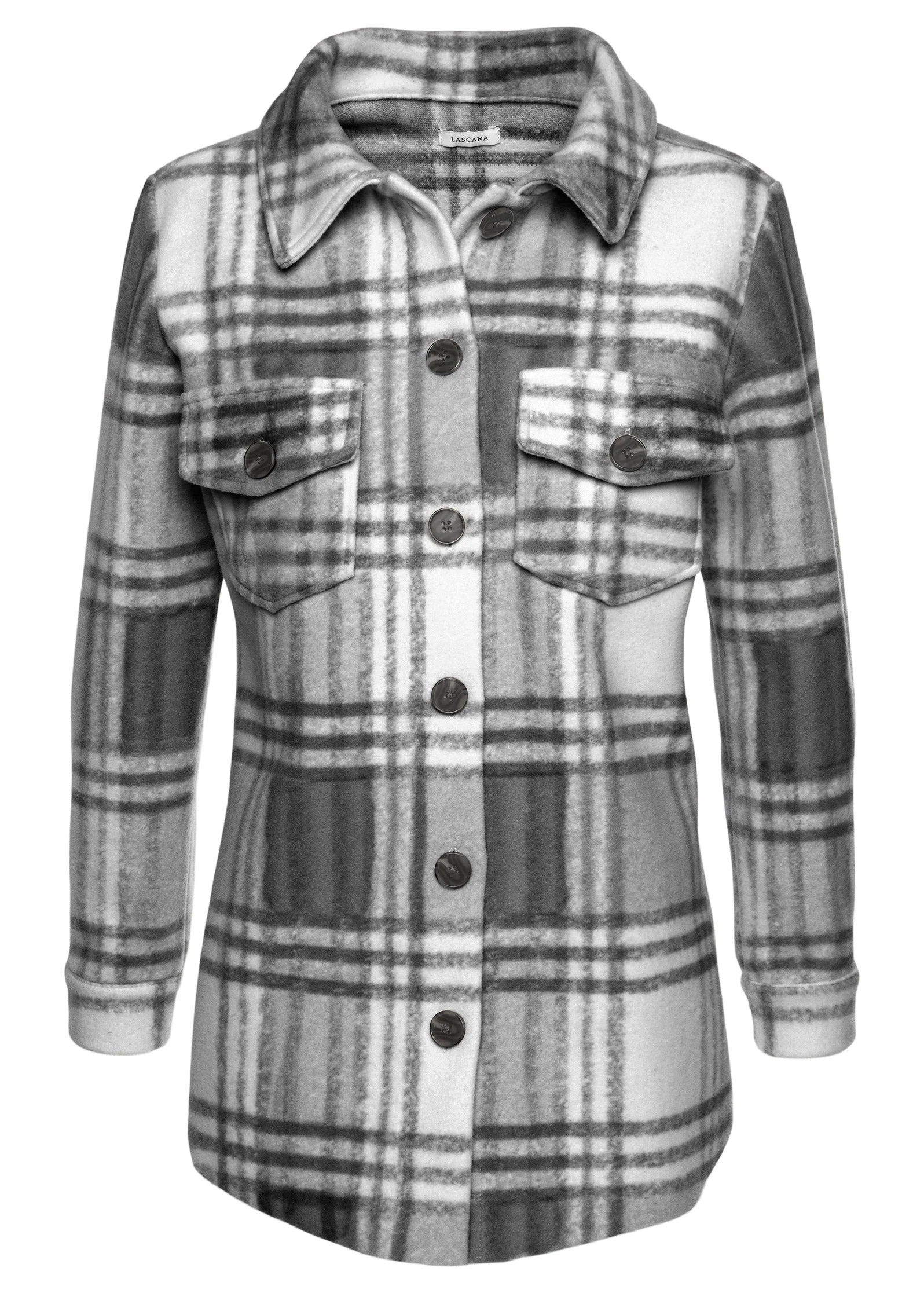 Plaid Jacket - Black & White - Image 2
