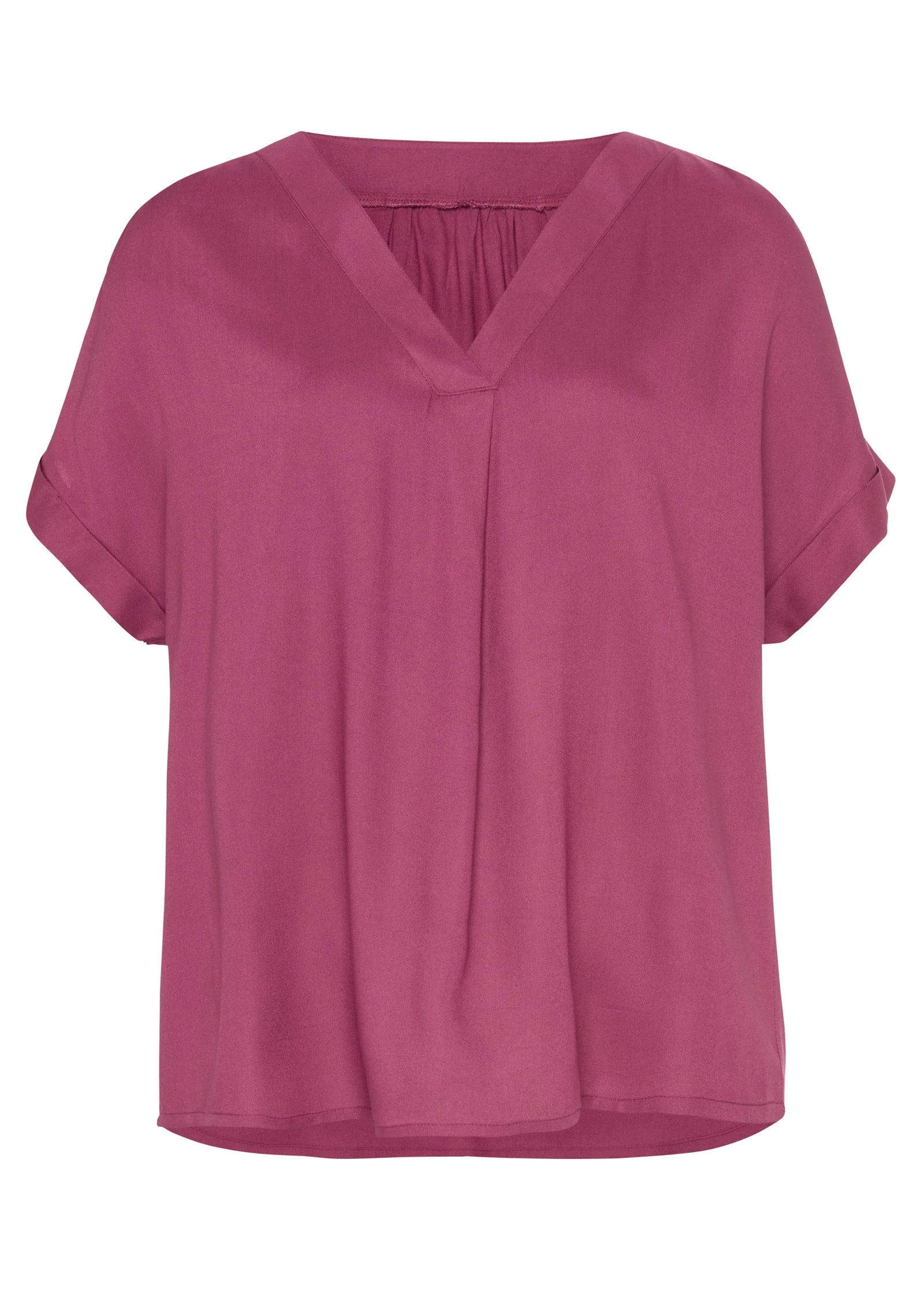 V-Neck Top - Mauve - Image 2