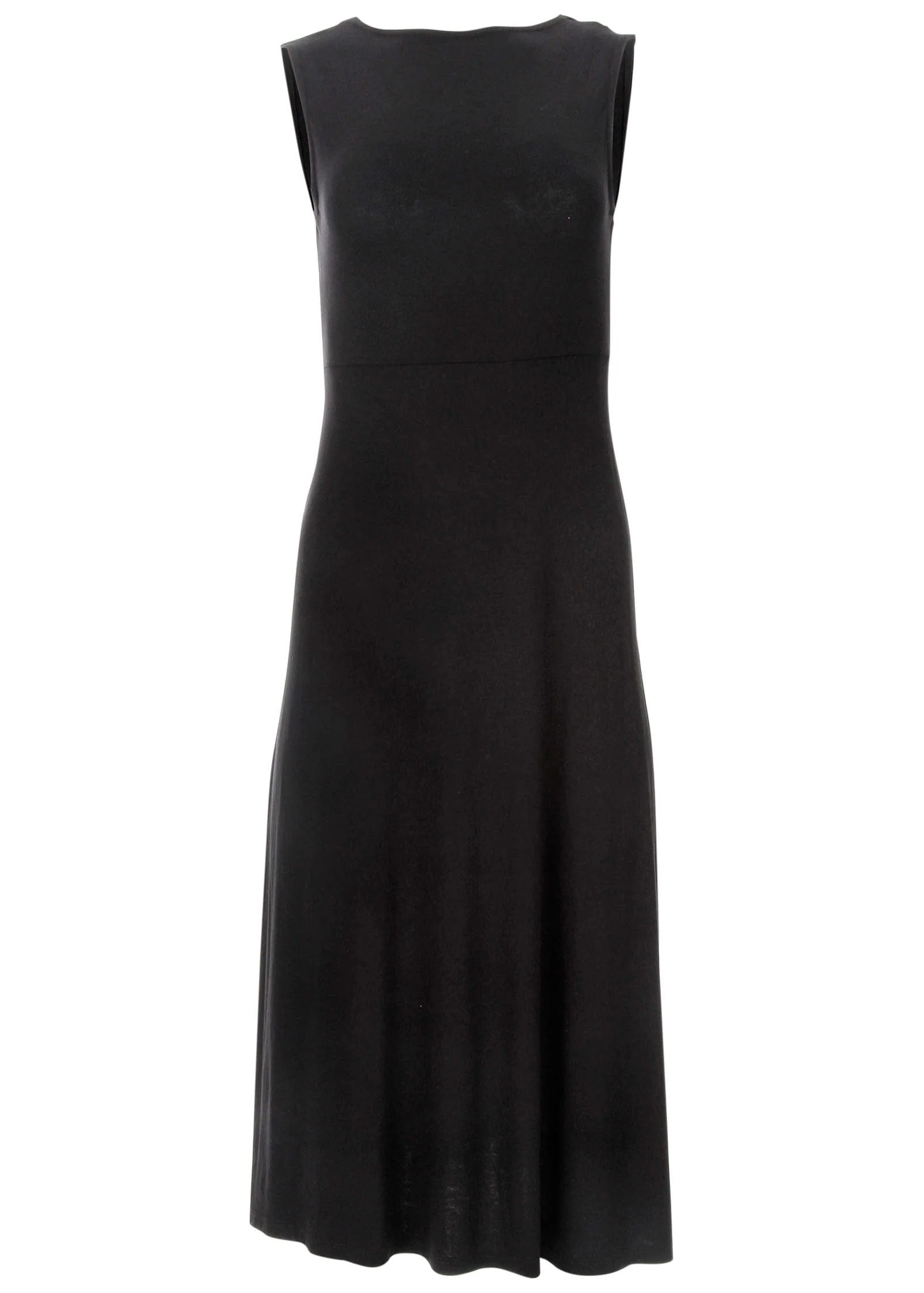 Crochet Back Midi Dress - Black - Image 4