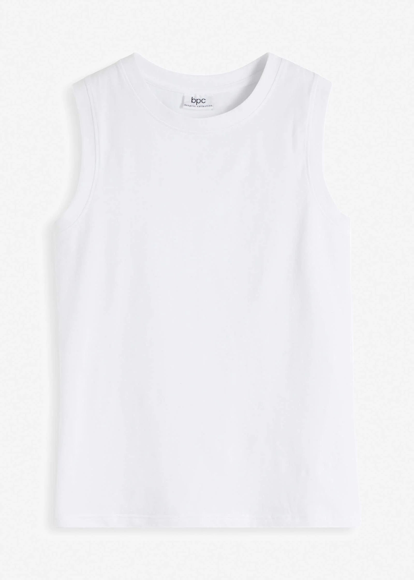 Crew Neck Tank - White - Image 6