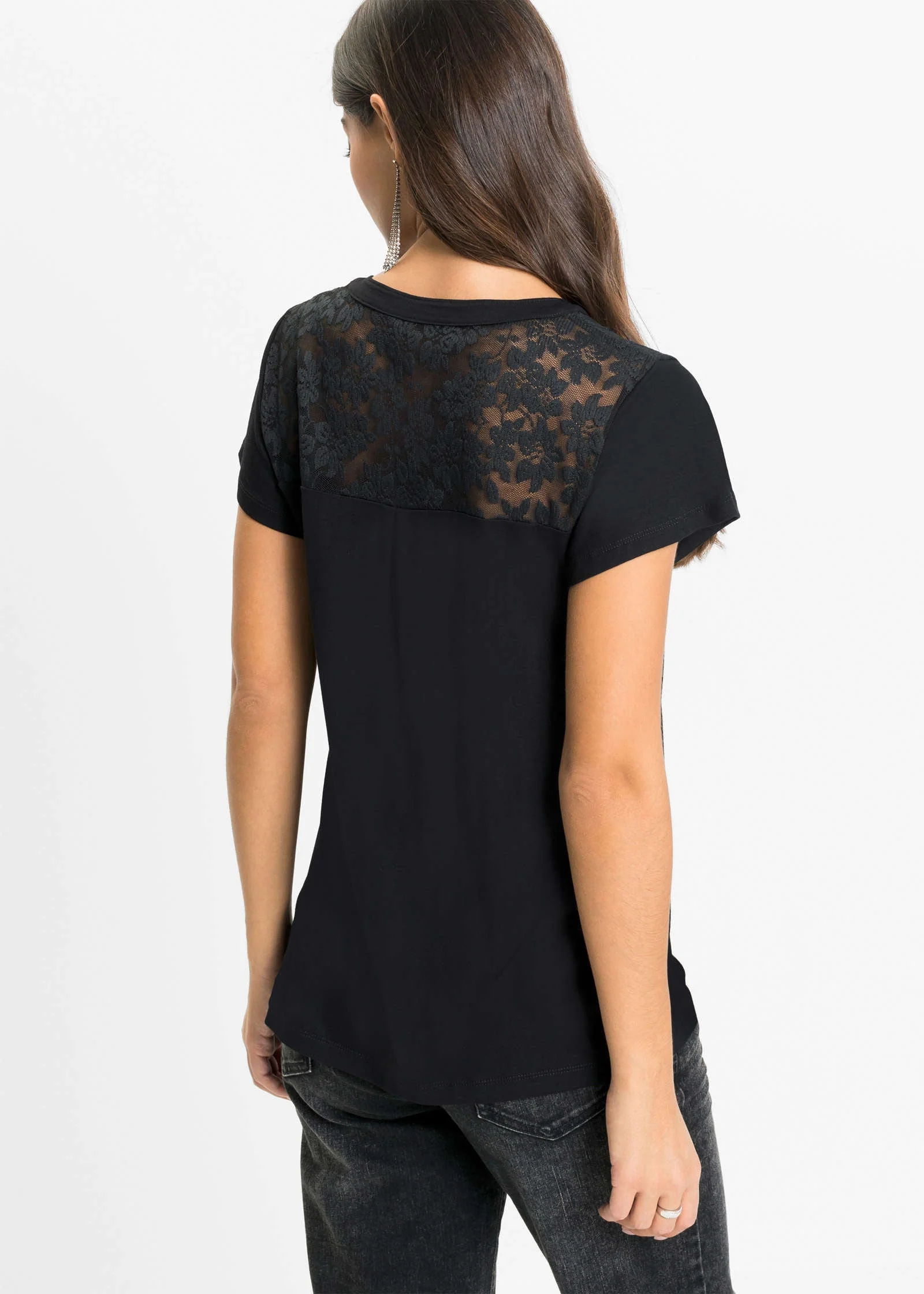 Henley Shirt - Black - Image 3