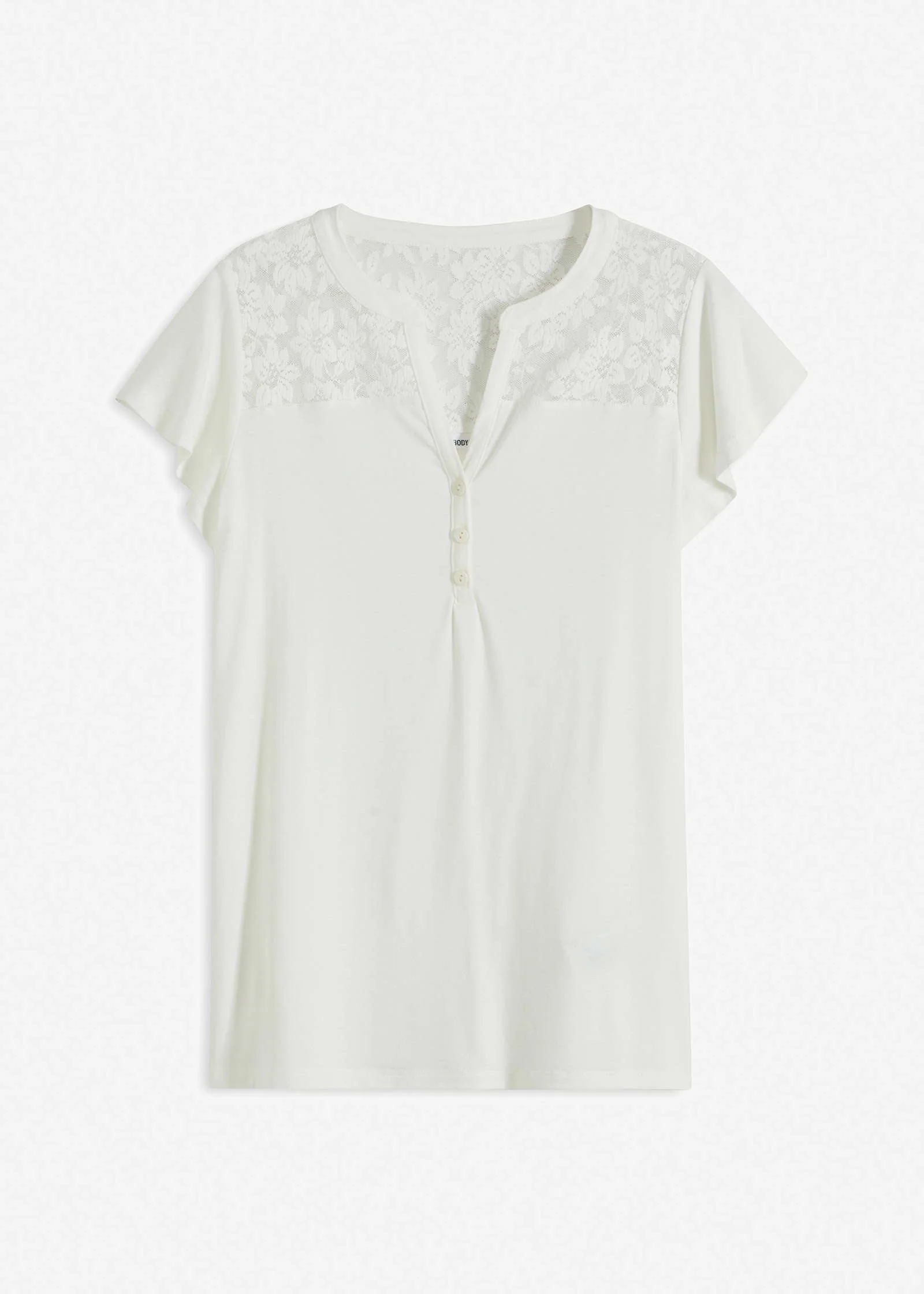 Henley Shirt - Ivory - Image 6