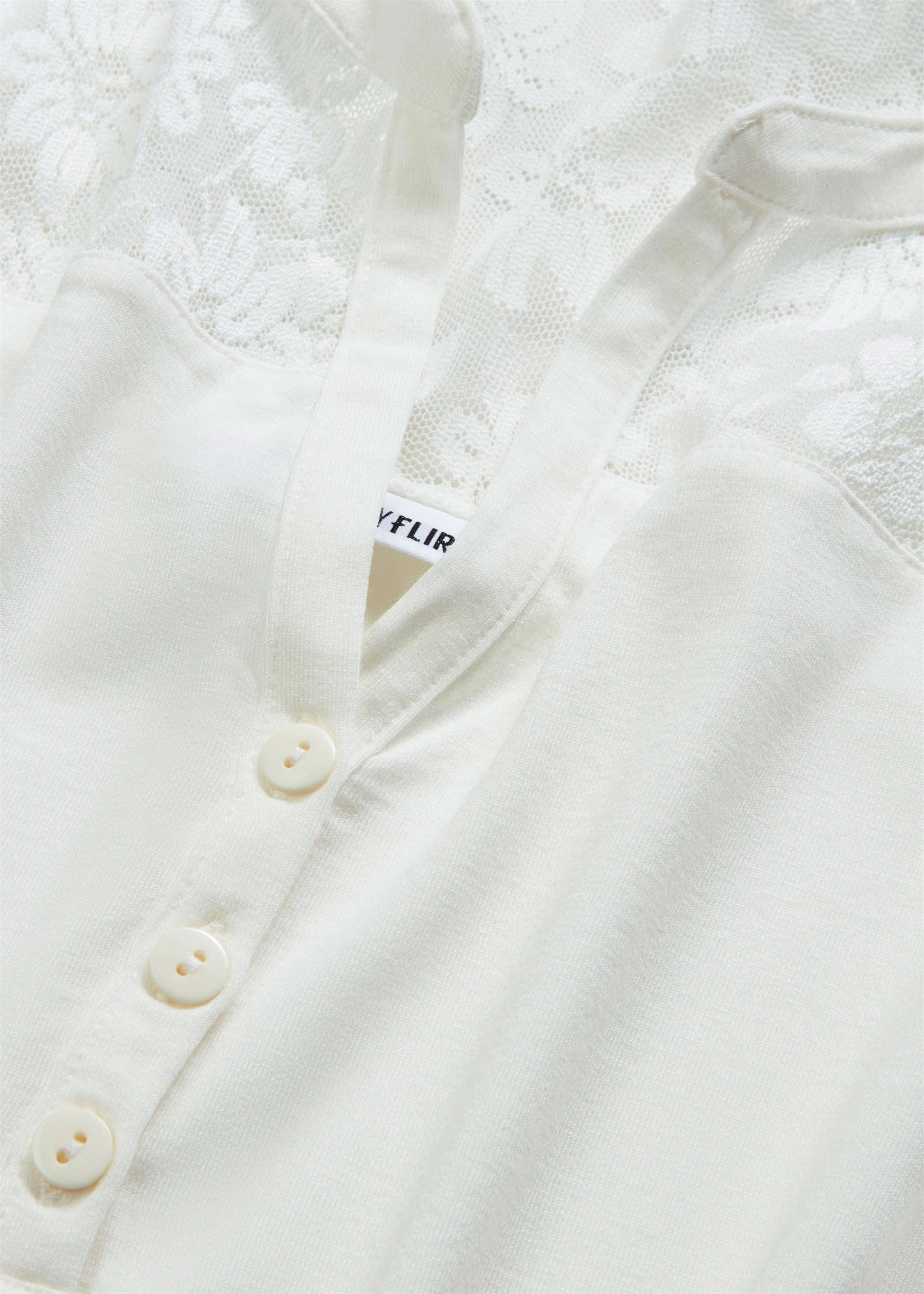 Henley Shirt - Ivory - Image 7