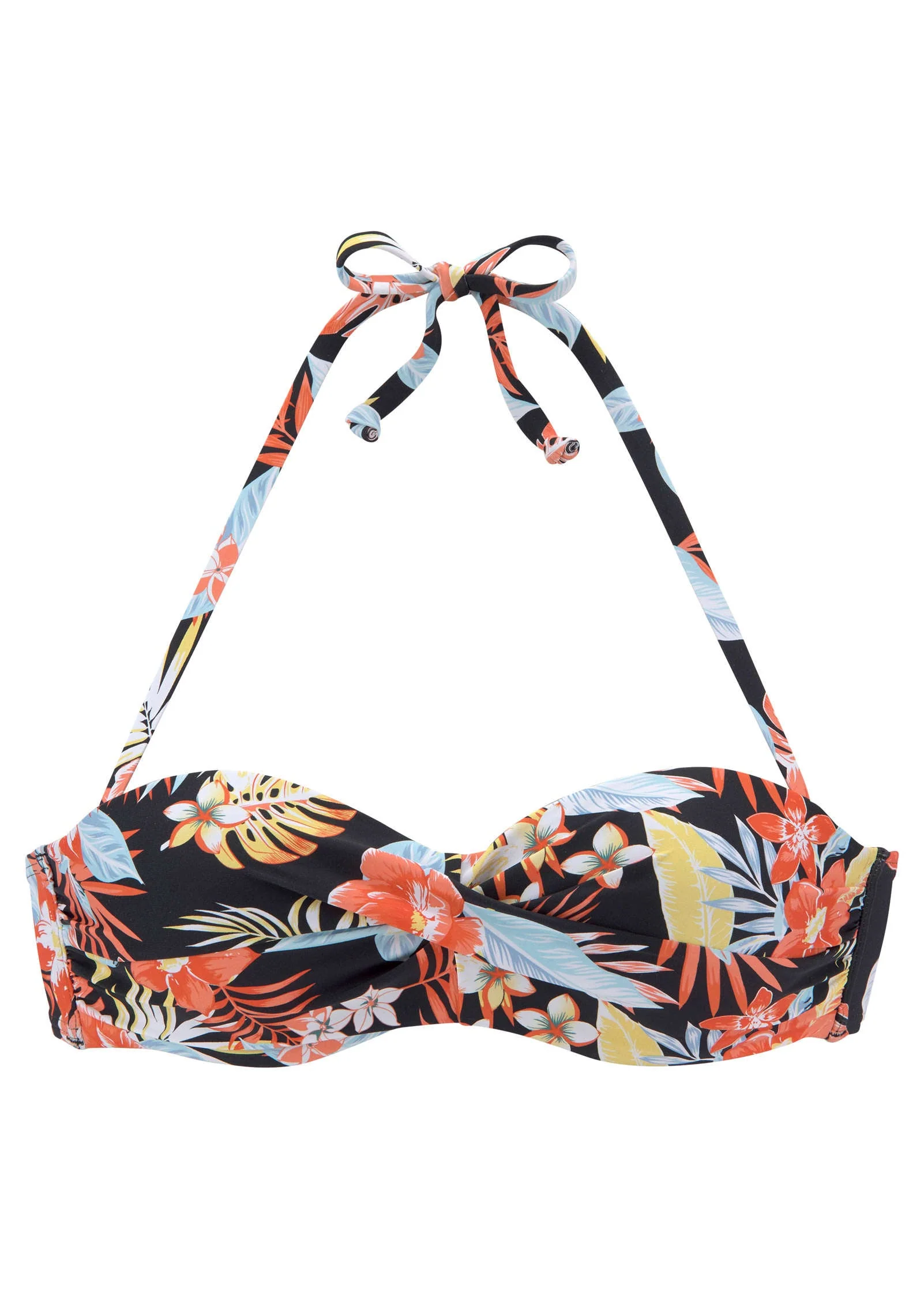 Bandeau Top - Red & Yellow Tropic - Image 2