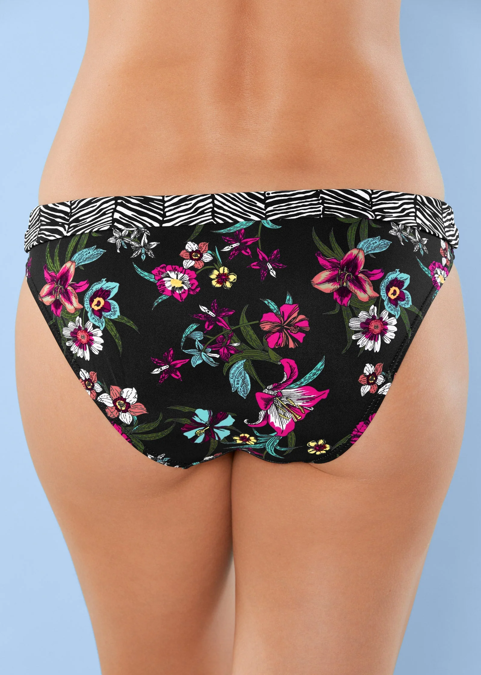 Fold Waist Moderate Bottom - Floral Fiesta - Image 4
