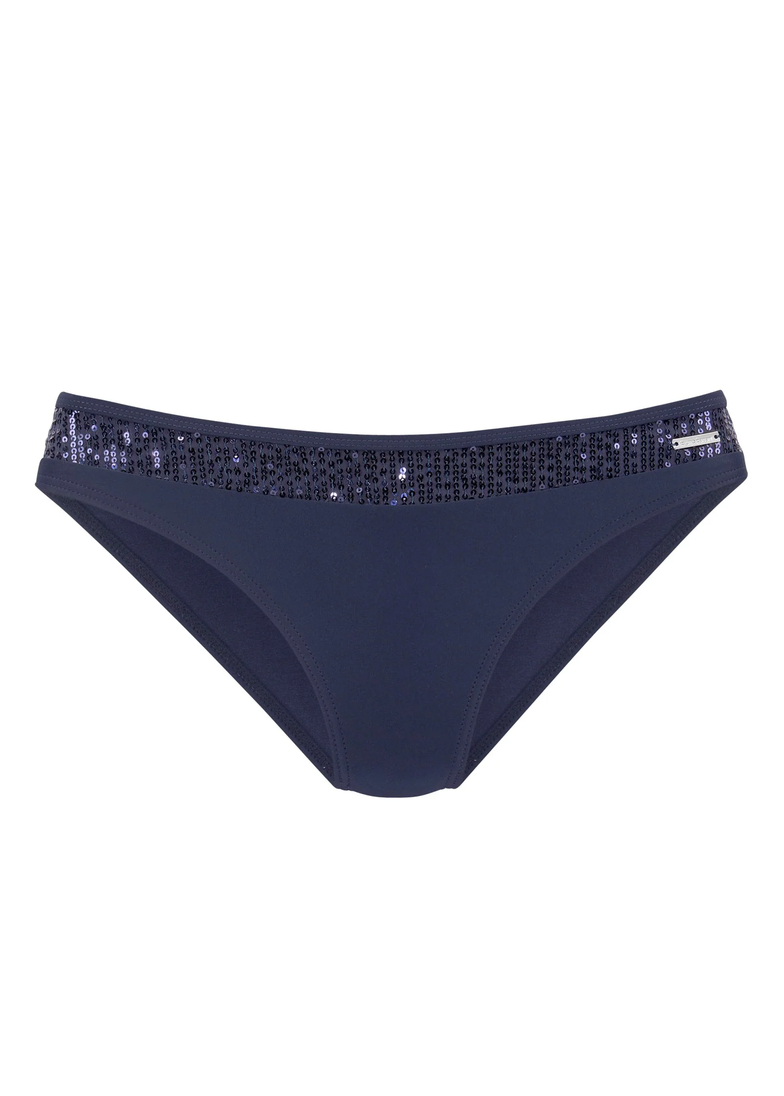 Sequin Bikini Bottom - Ultramarine Blue Sequins - Image 2
