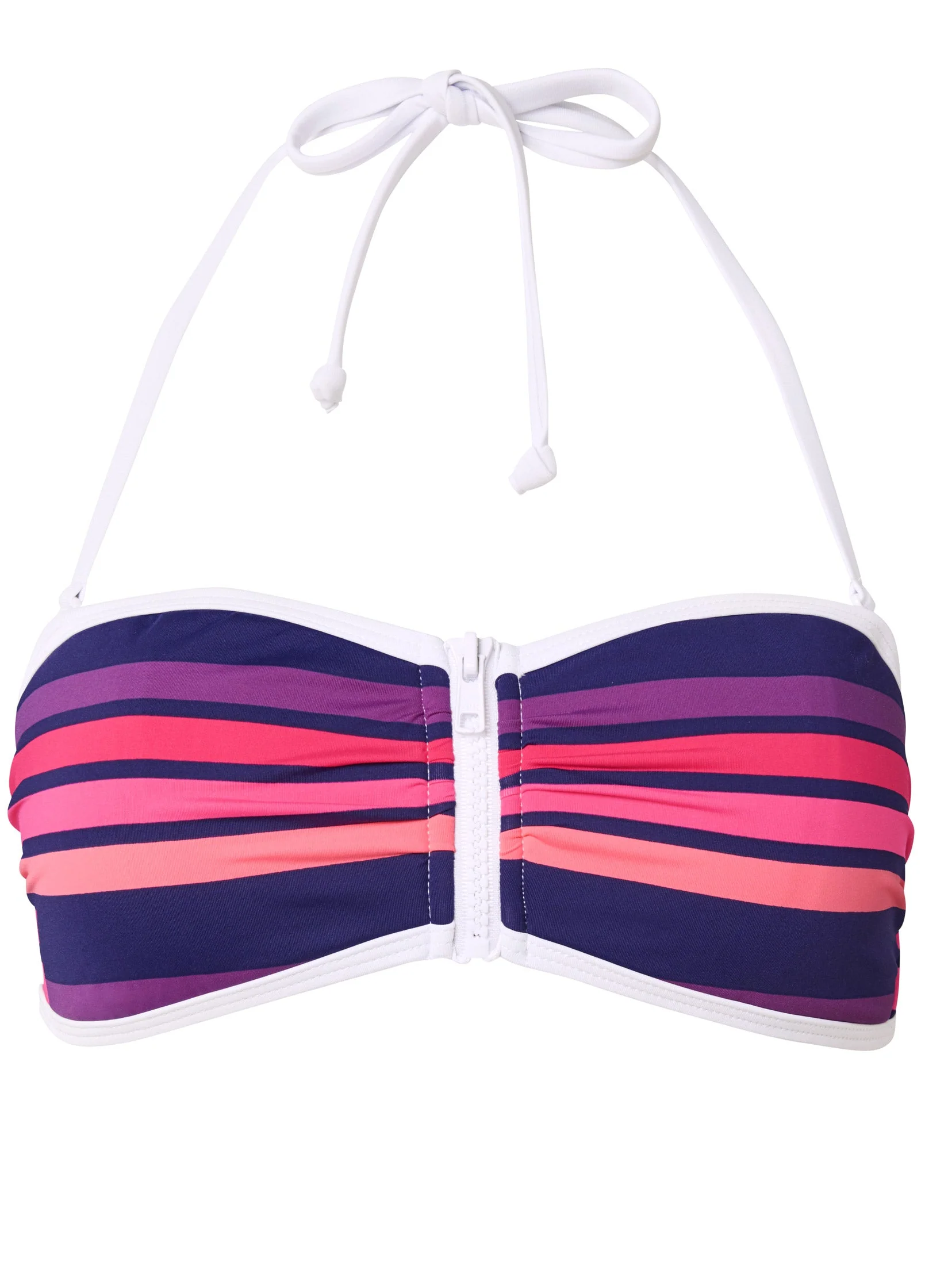 Bandeau Bikini Top - Sunburst Stripe - Image 4