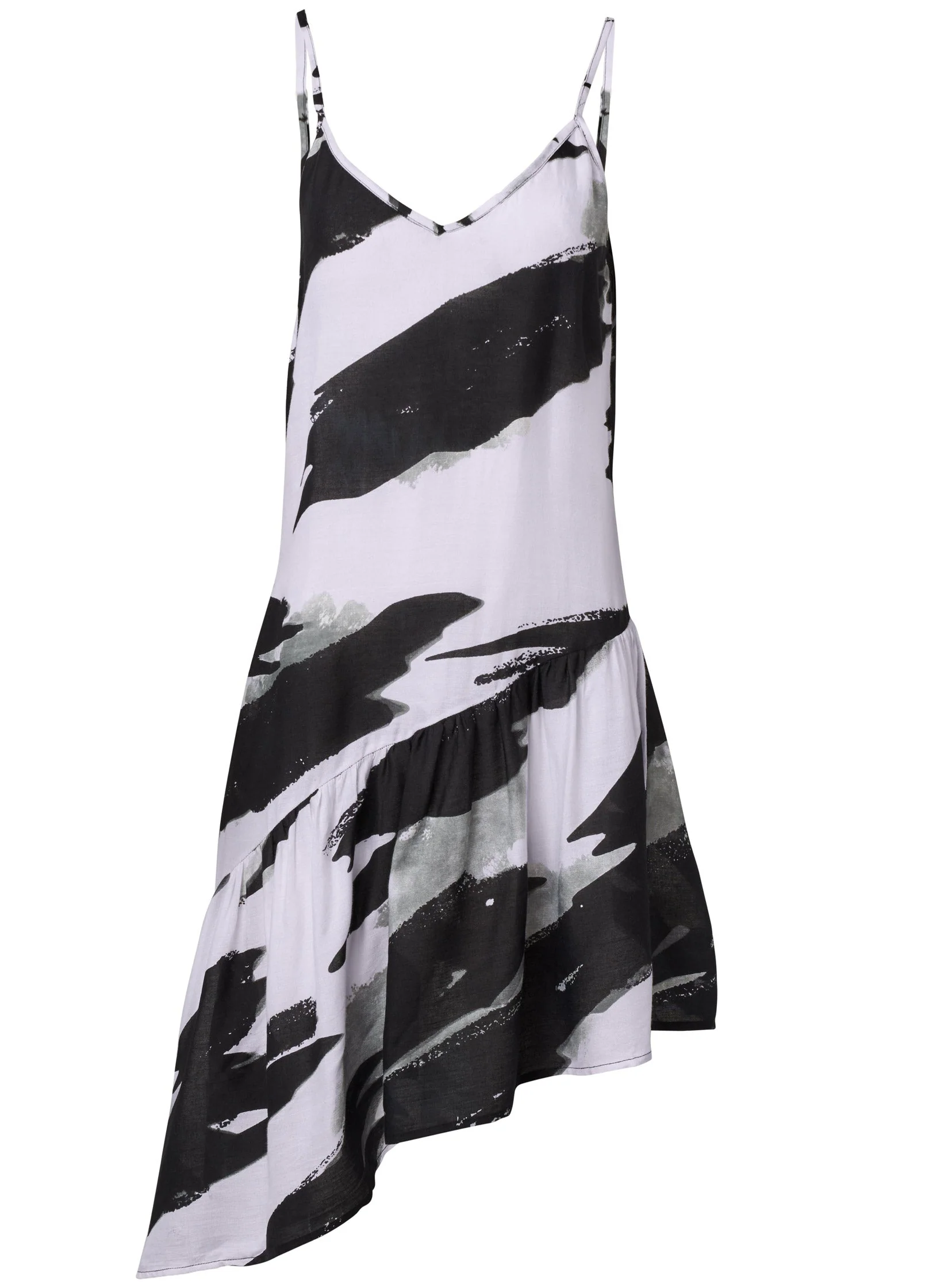 Asymmetrical Cover-Up Dress - Paint Party - Image 3