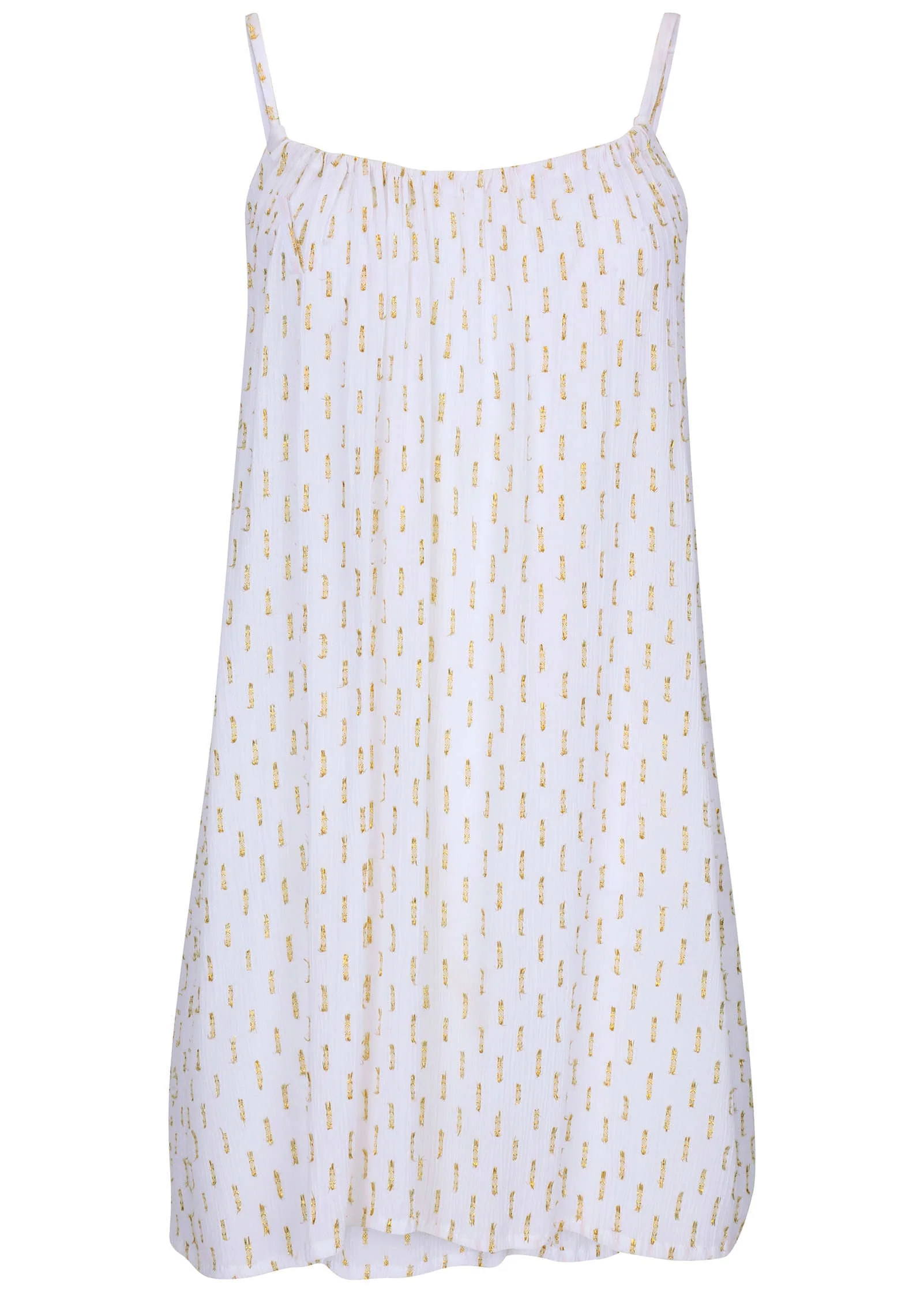 Lurex Cover-Up Dress - Pearl White - Image 4