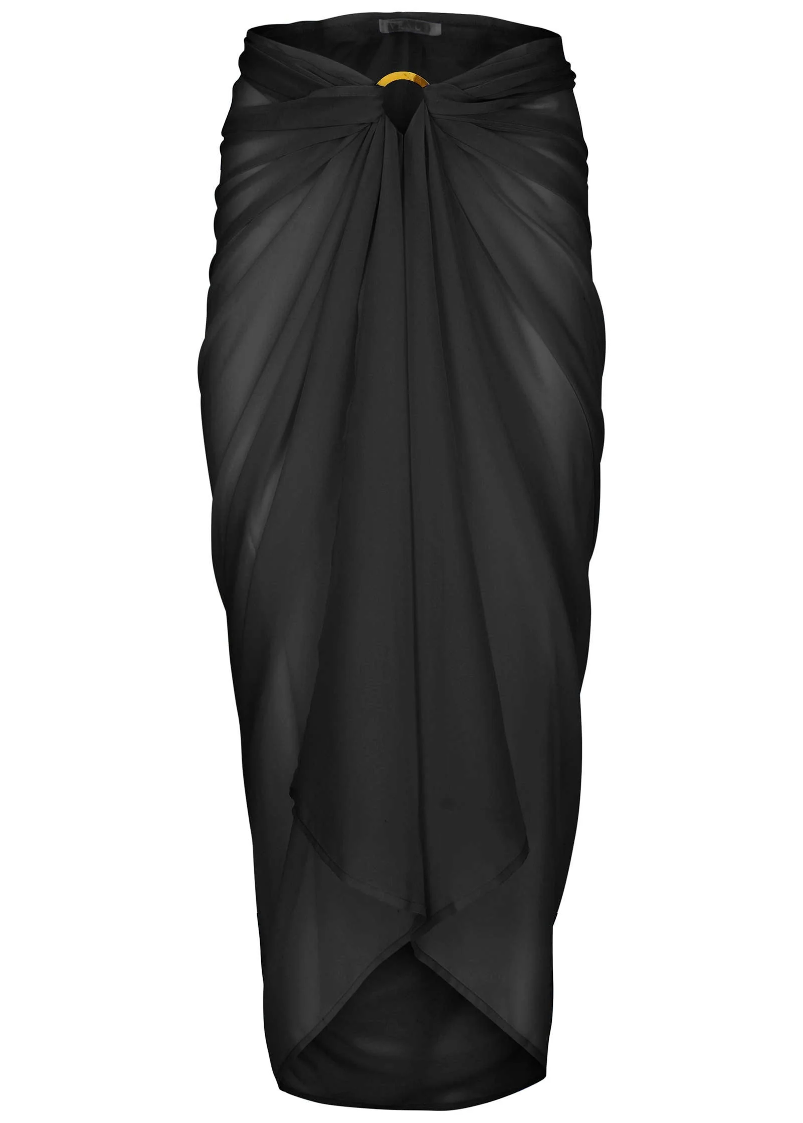 Sarong Cover-Up - Black Beauty - Image 4