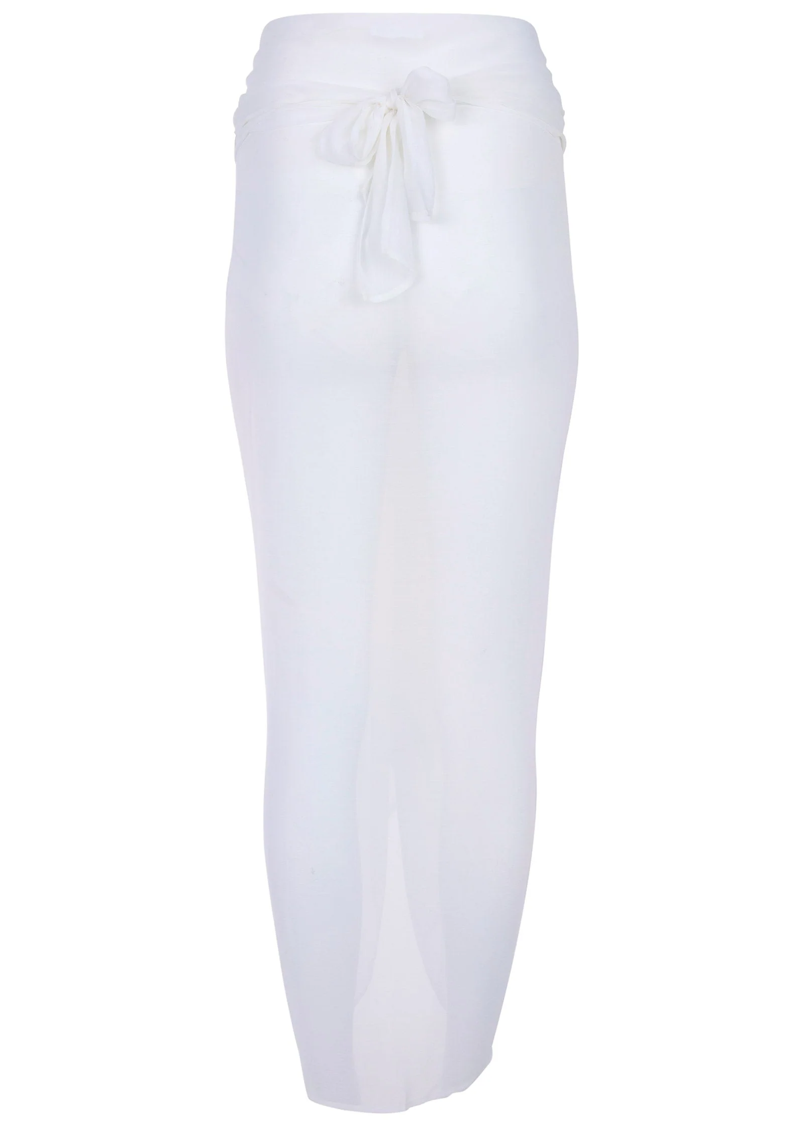Sarong Cover-Up - Pearl White - Image 5
