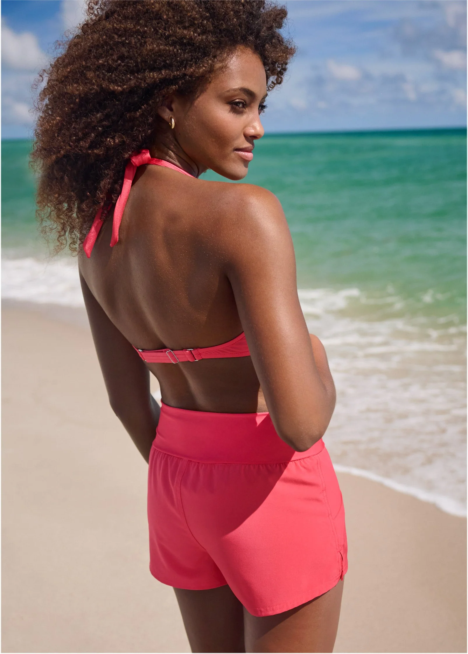 Sunrise Board Shorts - Sunset Pink - Image 2