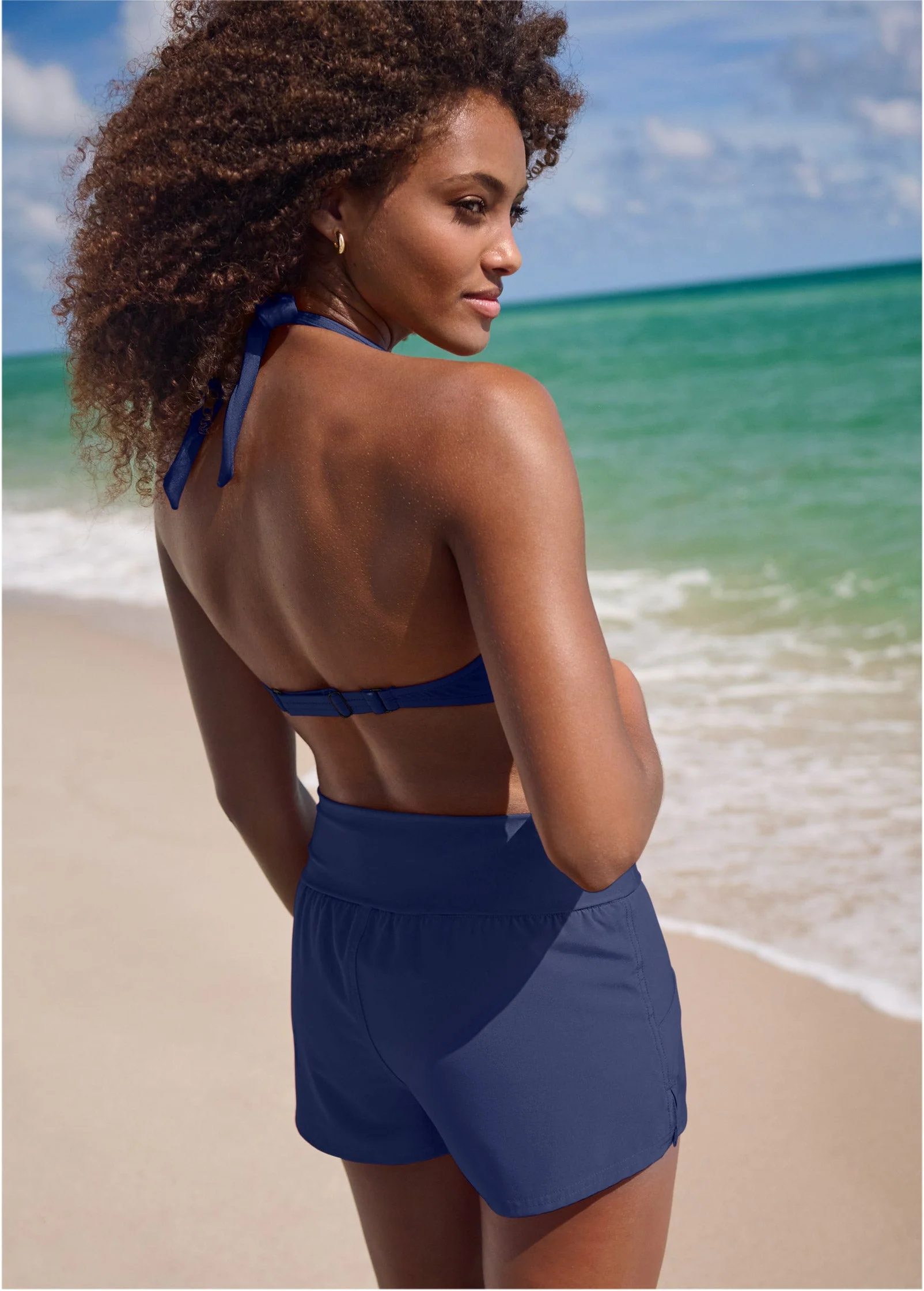 Sunrise Board Shorts - Ultramarine Blue - Image 2