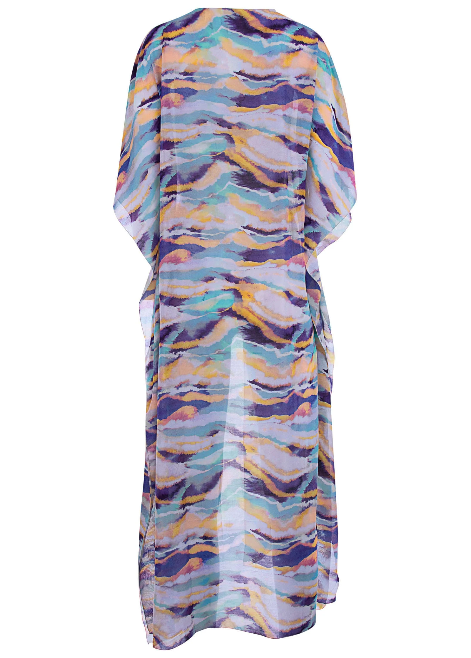 Long Kimono Cover-Up - Rip Tide - Image 4