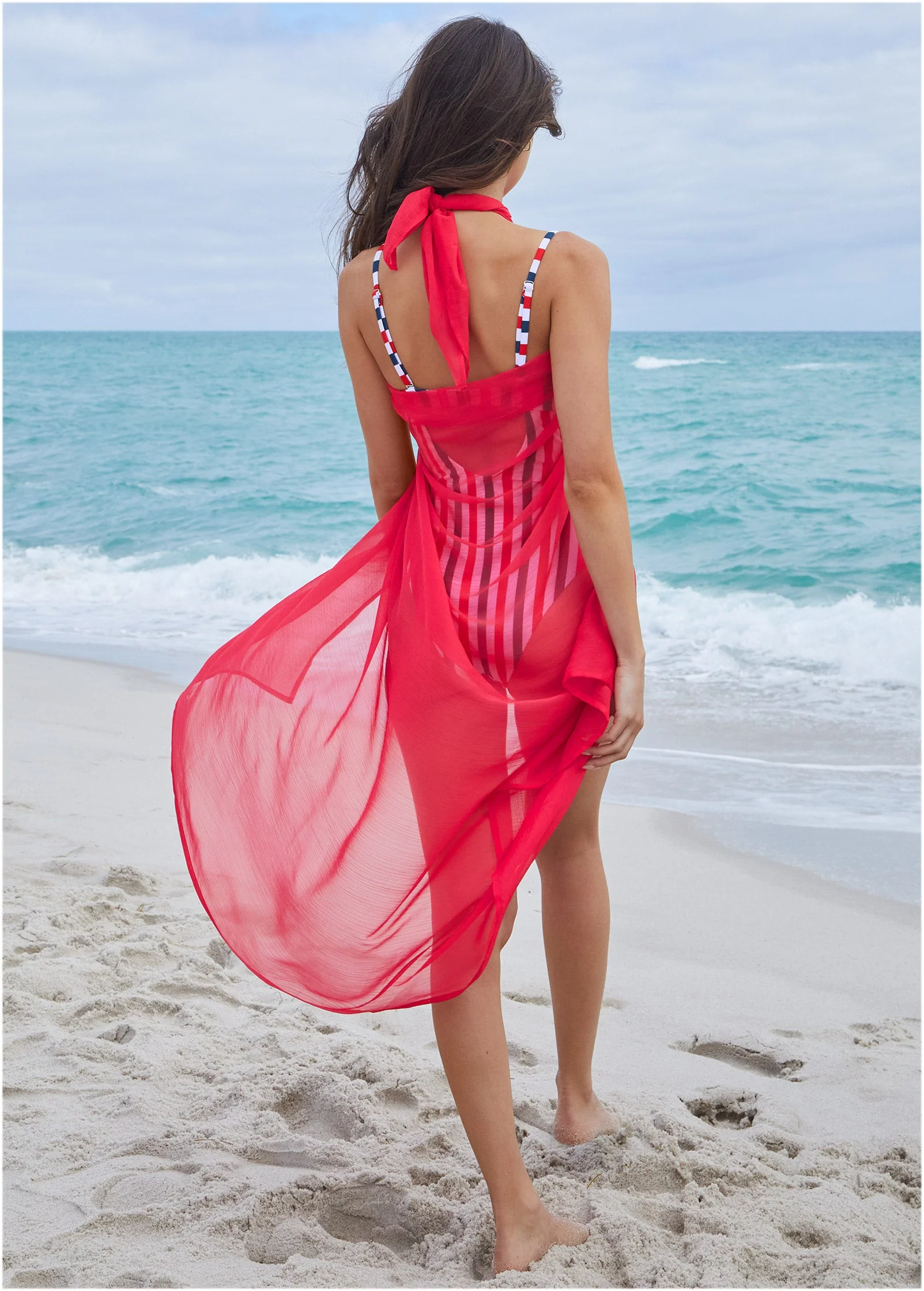 Pareo Cover-Up - Red - Image 2