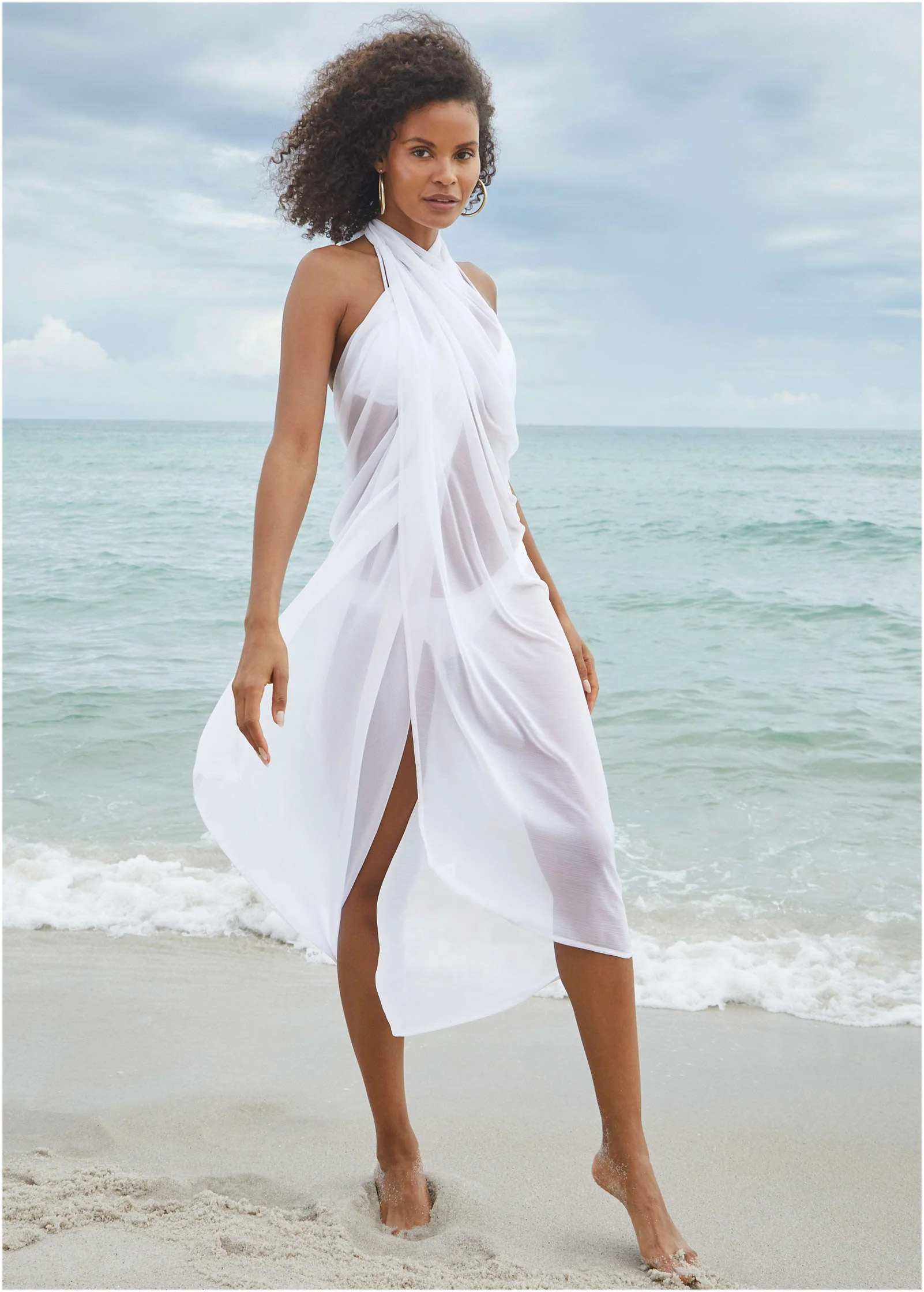 Pareo Cover-Up - Pearl White - Image 2