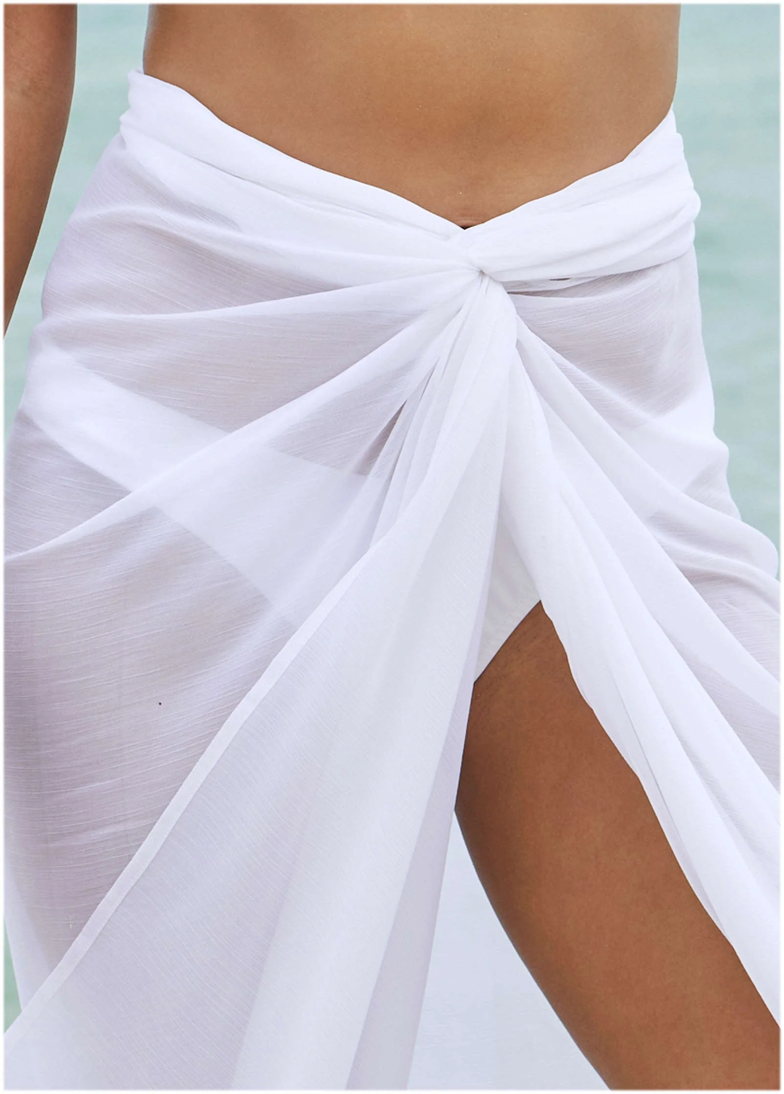 Pareo Cover-Up - Pearl White - Image 4