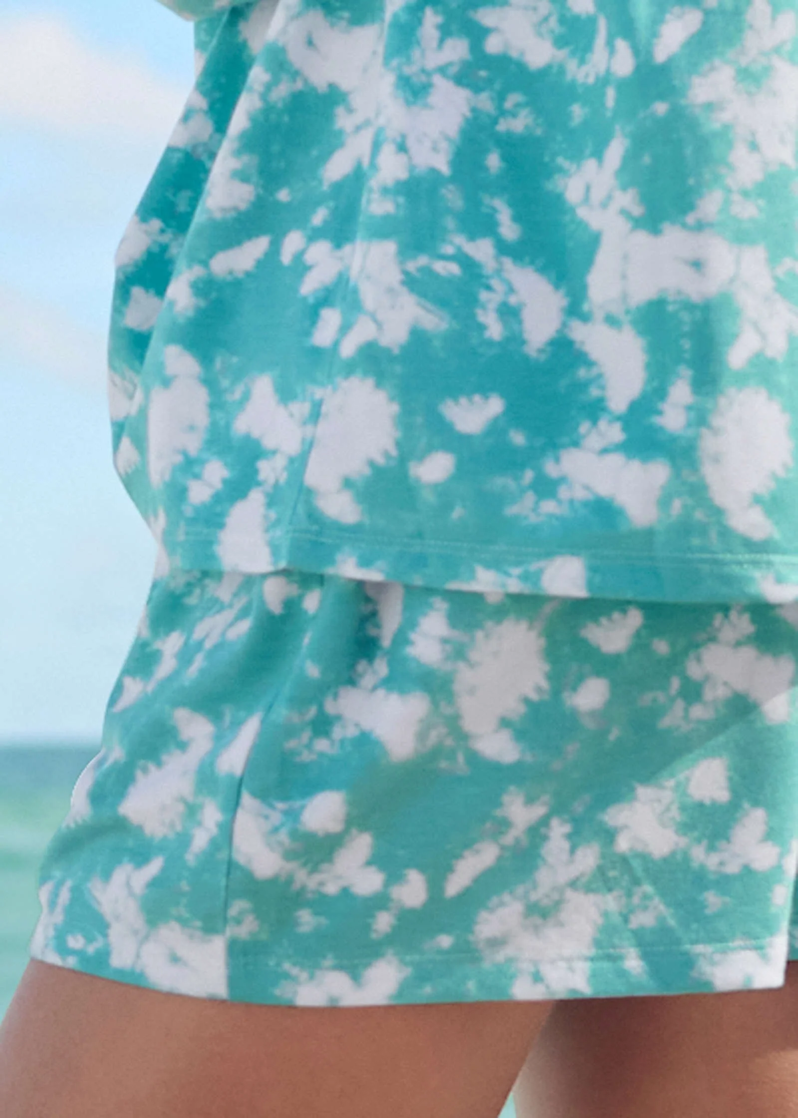 Terry Cover-Up Top - Rip Current - Image 4