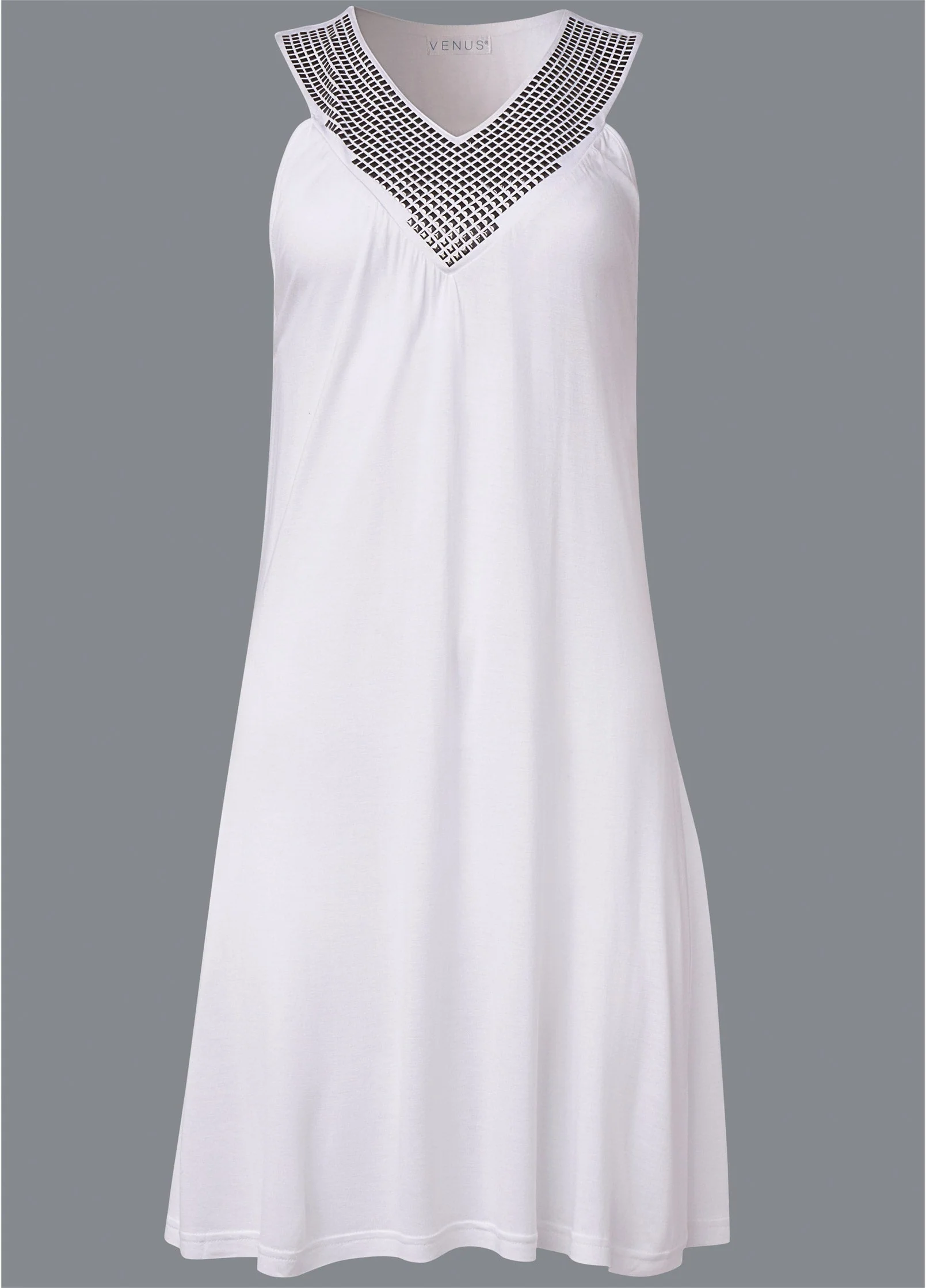 Nailhead Collar Cover-Up - Pearl White - Image 4