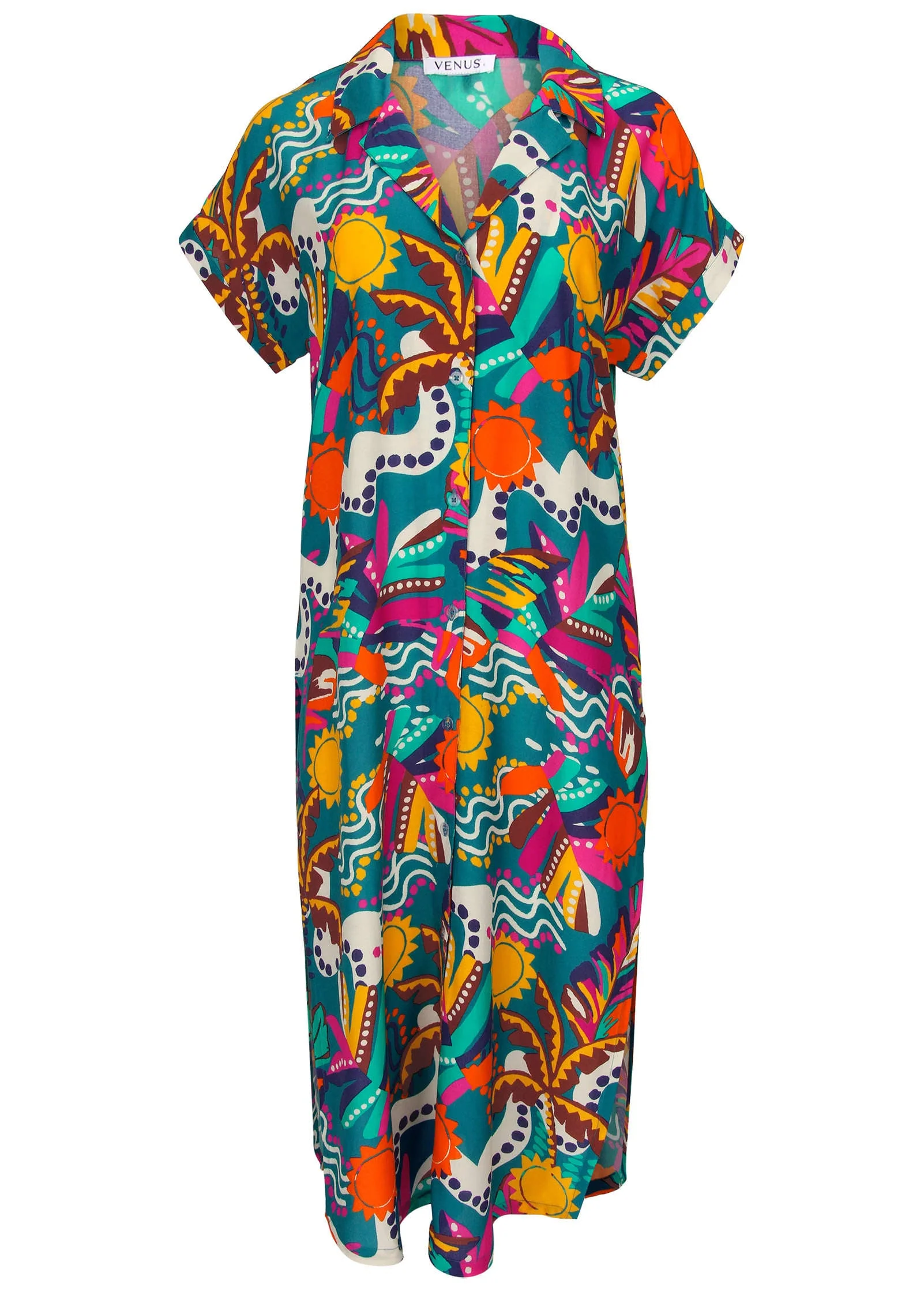 Maxi Button Down - Retro Chicka Boom - Image 3