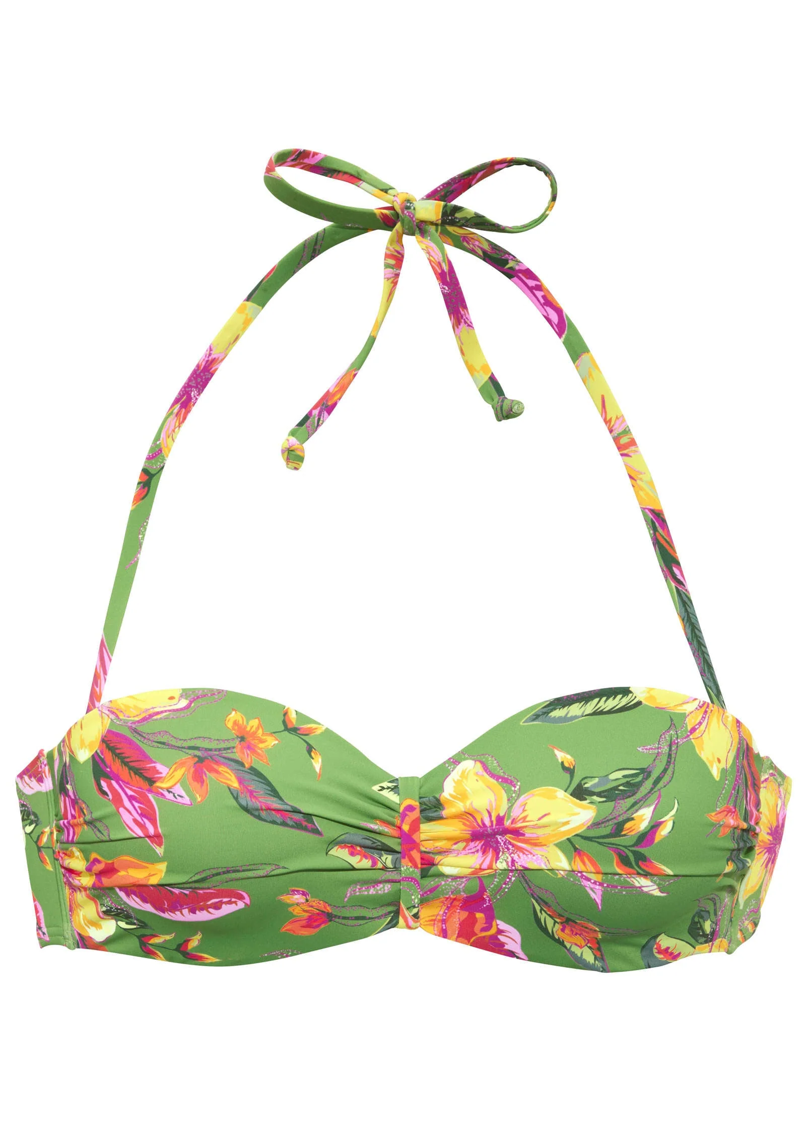 Tropic Green Bandeau Top - Green Multi - Image 3
