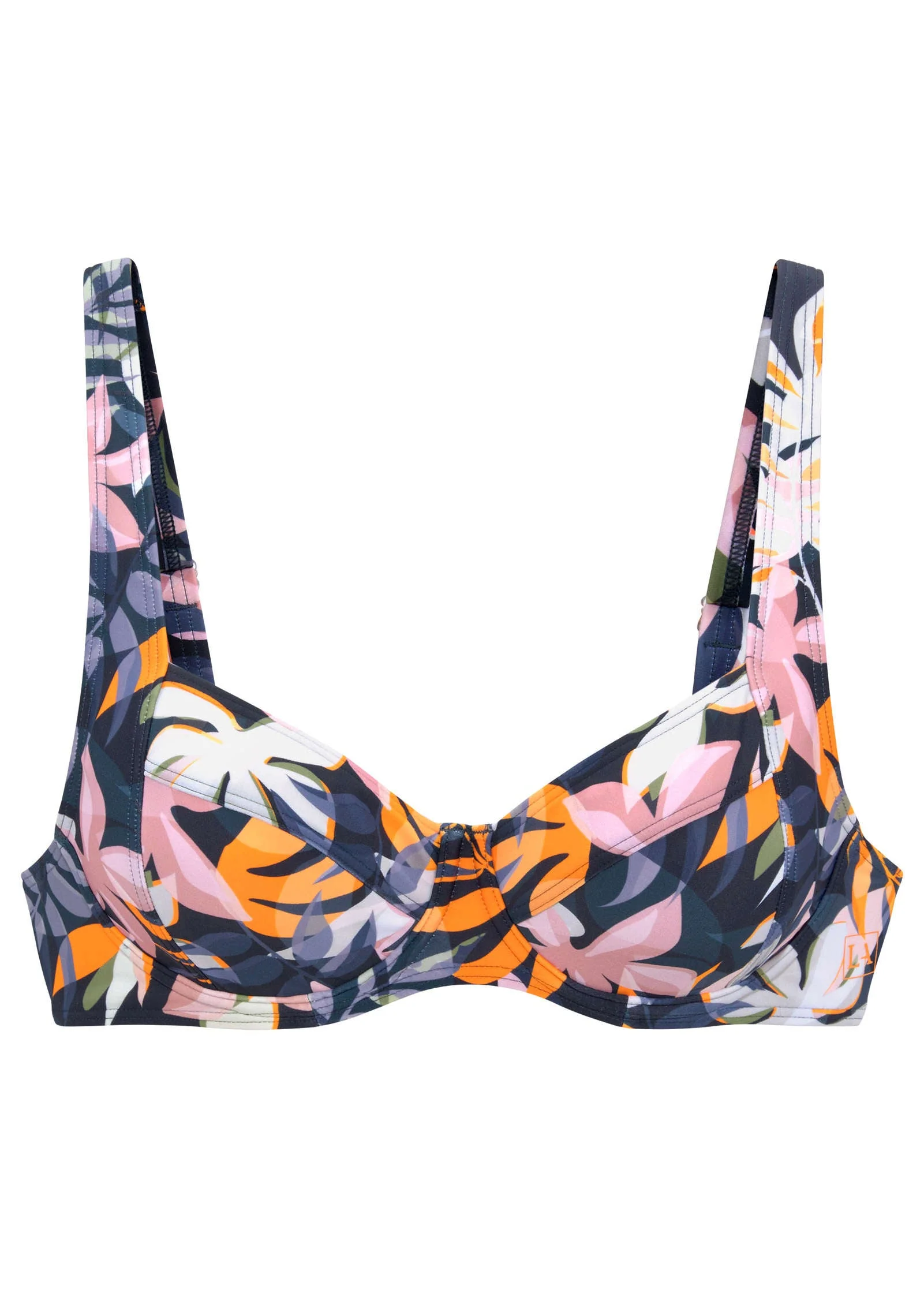 Midnight Underwire Bikini - Navy Multi - Image 4