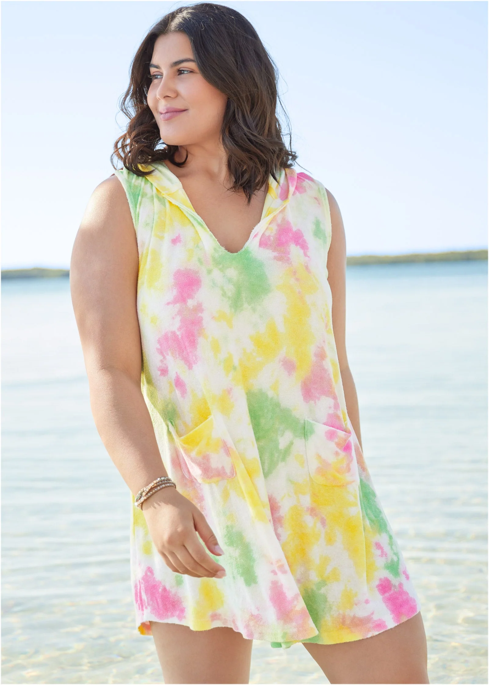 Sleeveless Hoodie Dress - Tie Dye Oh My - Image 4