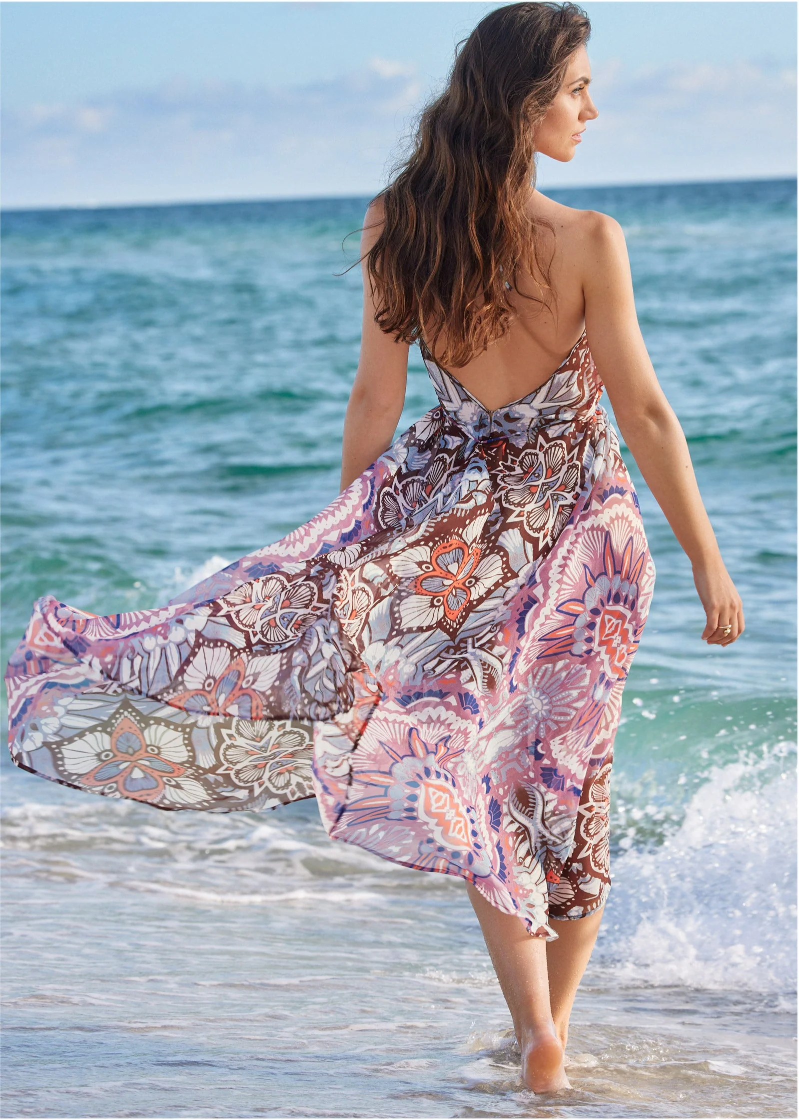 High-Low Cover-Up Dress - Summer Sands - Image 2