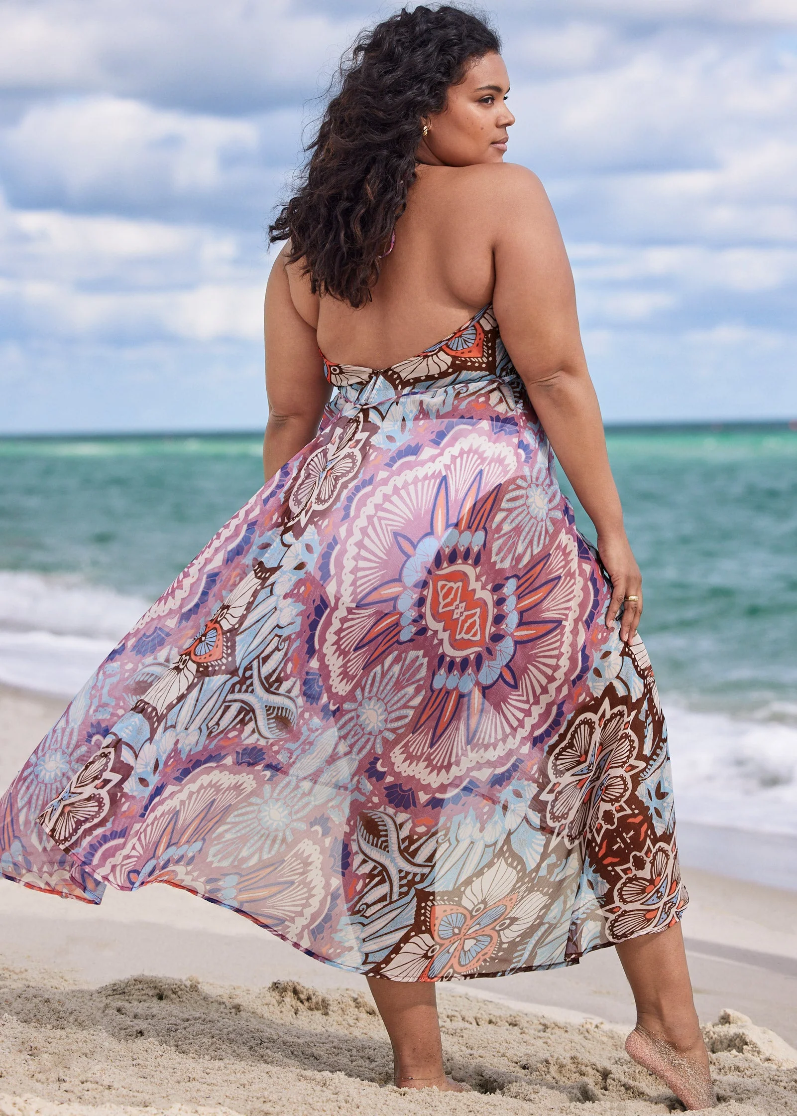 High-Low Cover-Up Dress - Summer Sands - Image 5