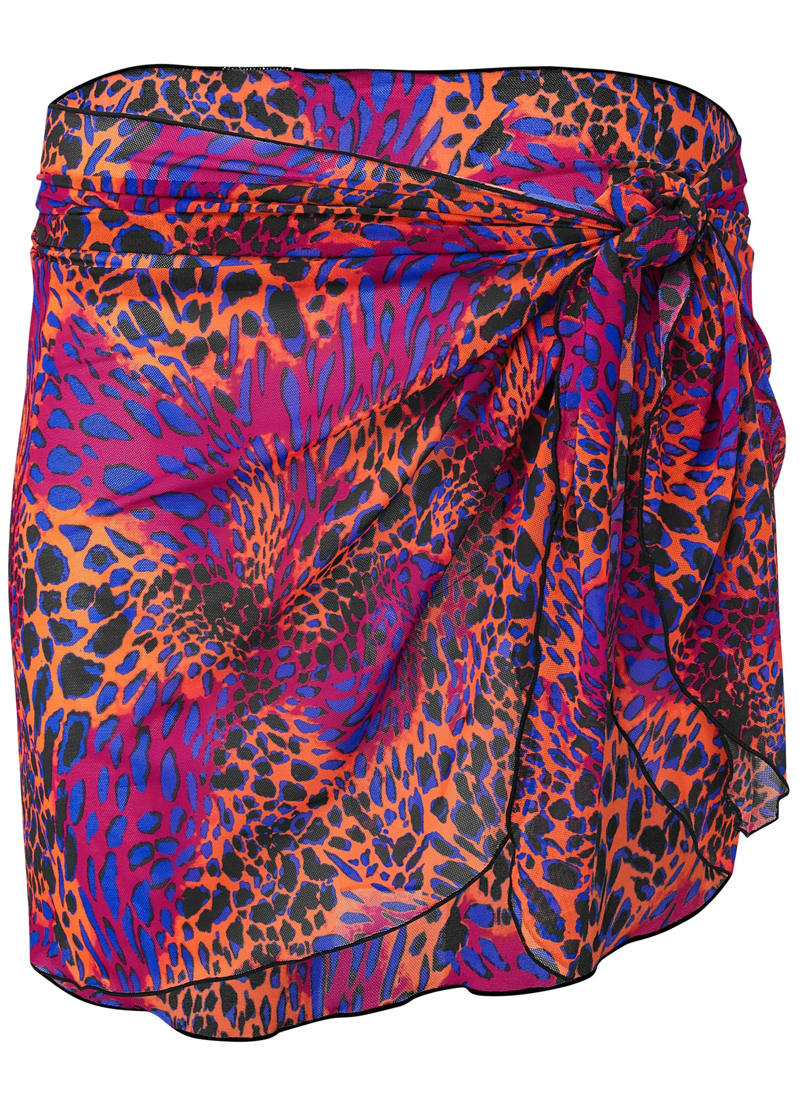 Mesh Wrap Skirt - Seaside Voyager - Image 3