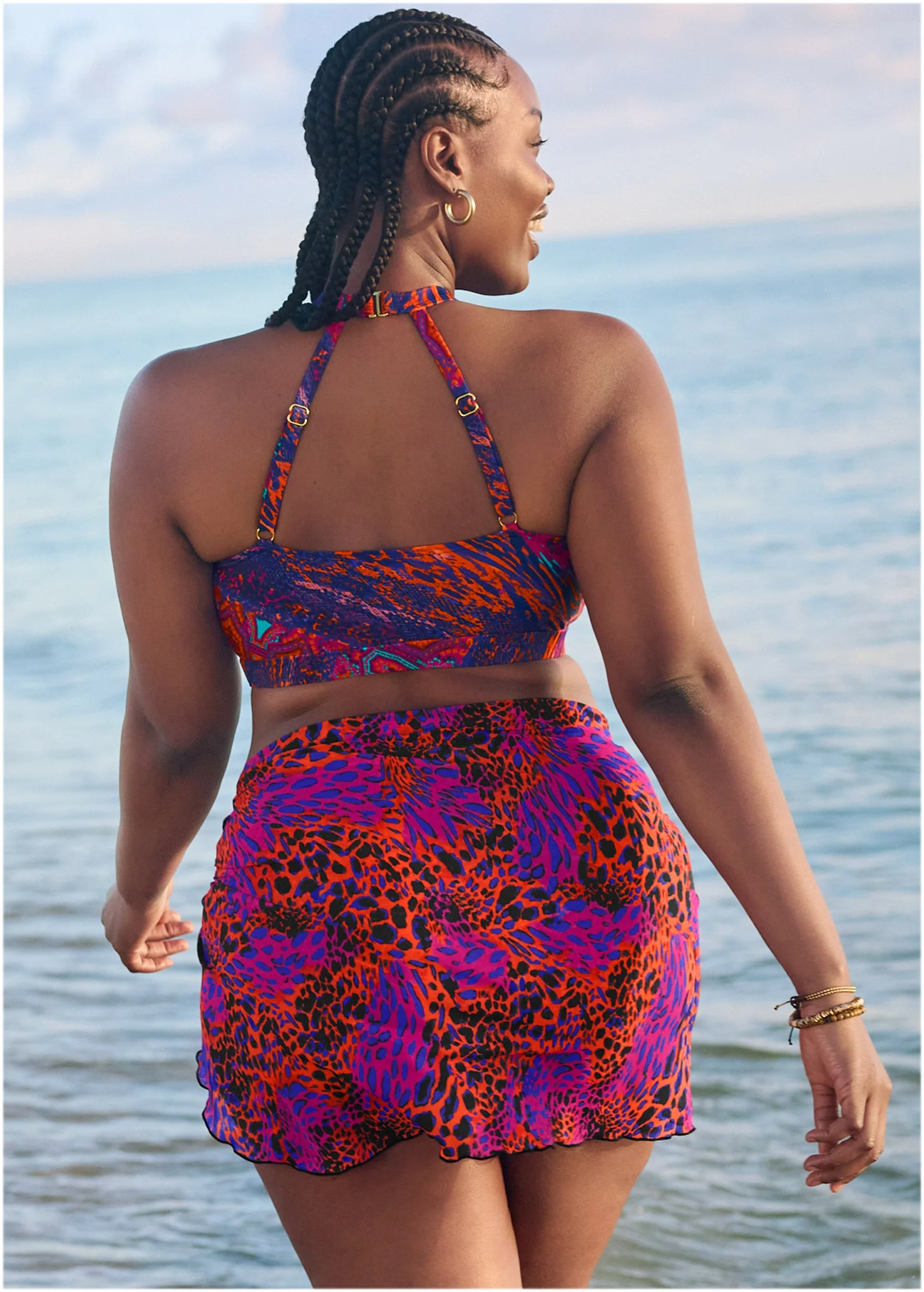 Mesh Wrap Skirt - Seaside Voyager - Image 5