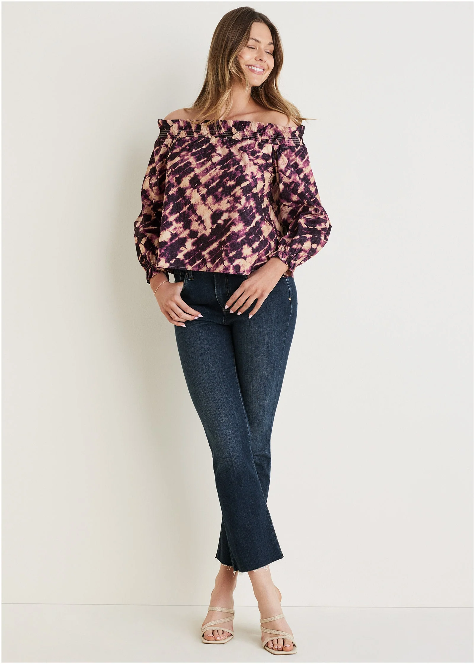 Off-The-Shoulder Top - Desert Tie Dye - Image 2