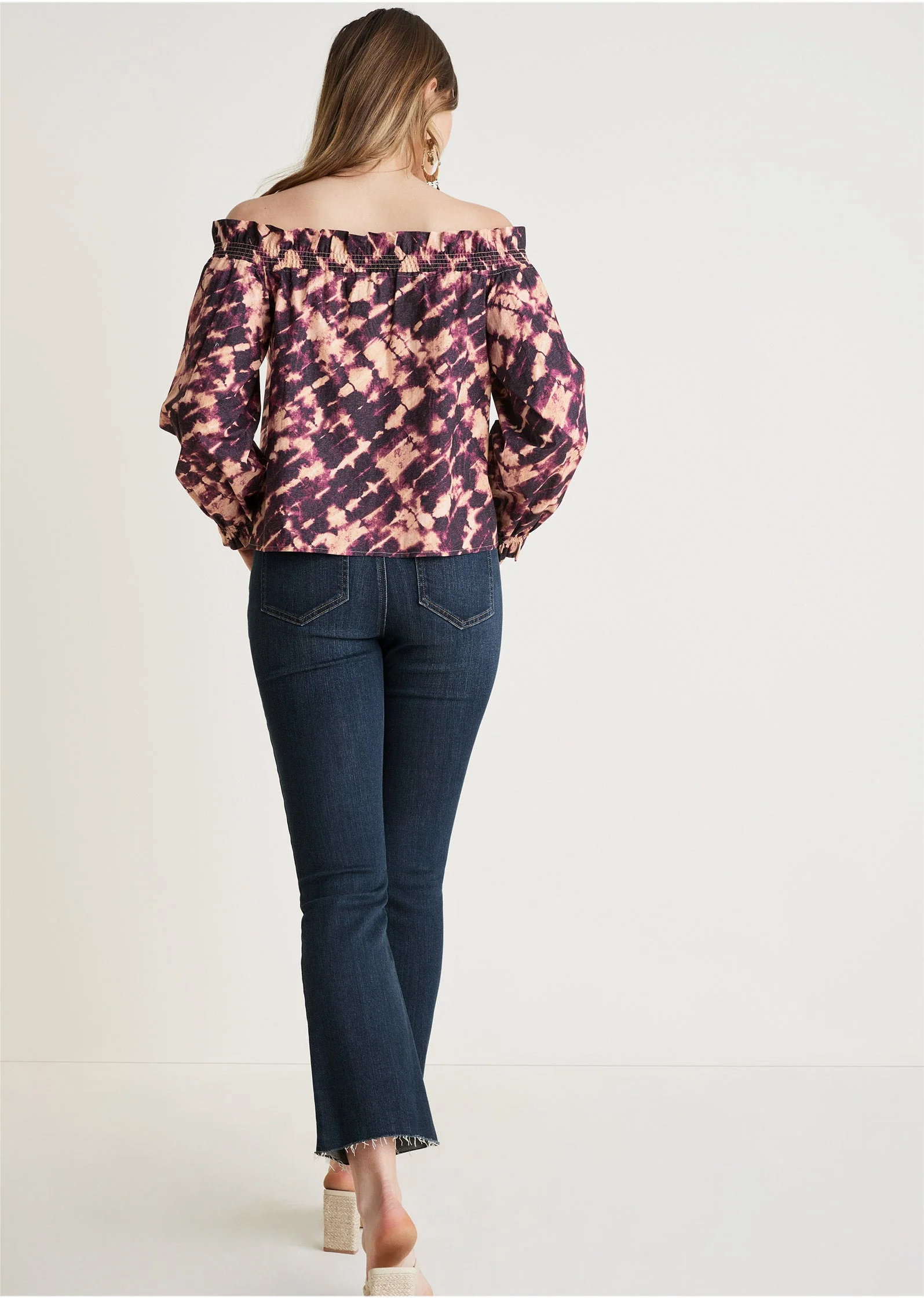 Off-The-Shoulder Top - Desert Tie Dye - Image 3