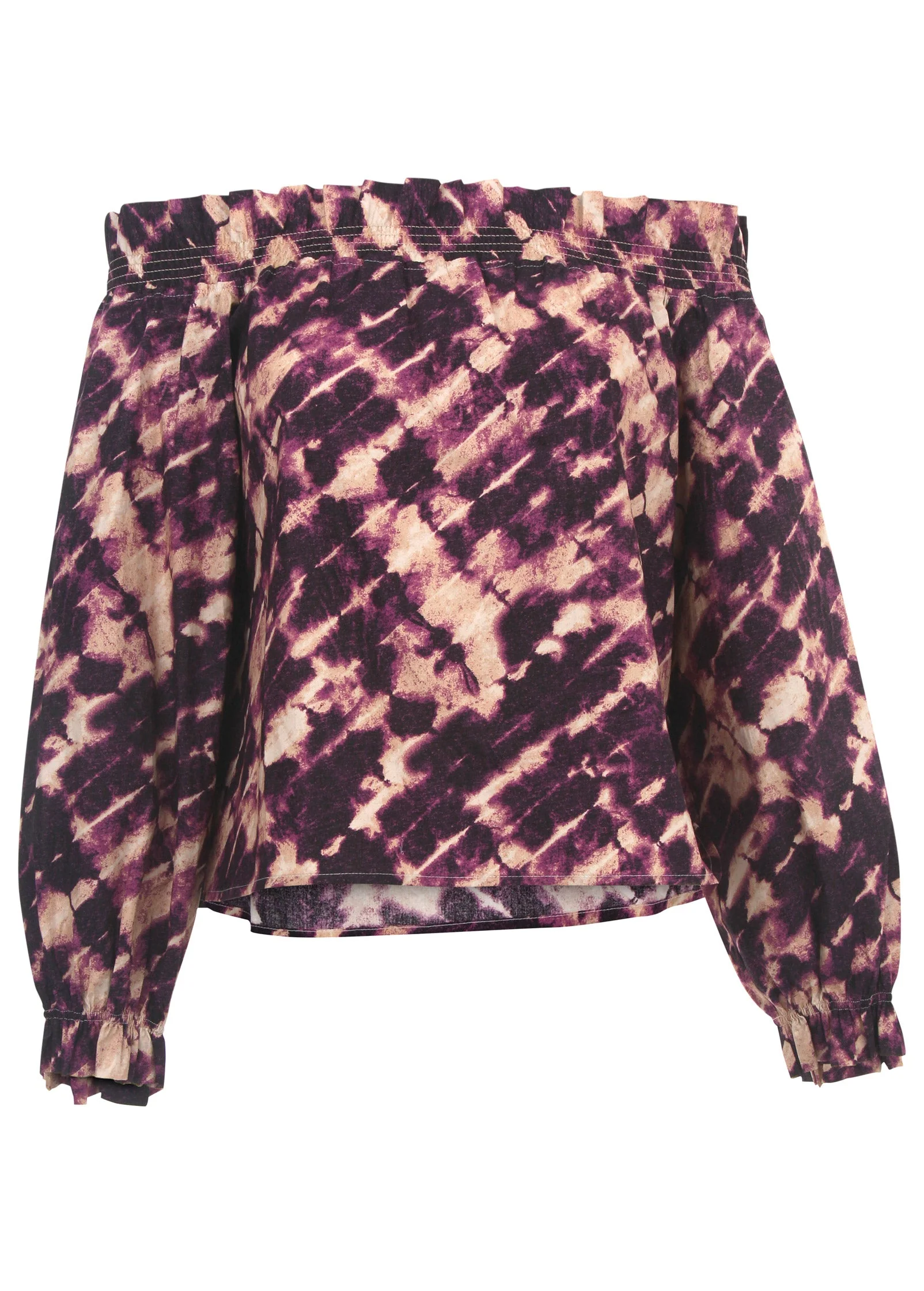 Off-The-Shoulder Top - Desert Tie Dye - Image 4