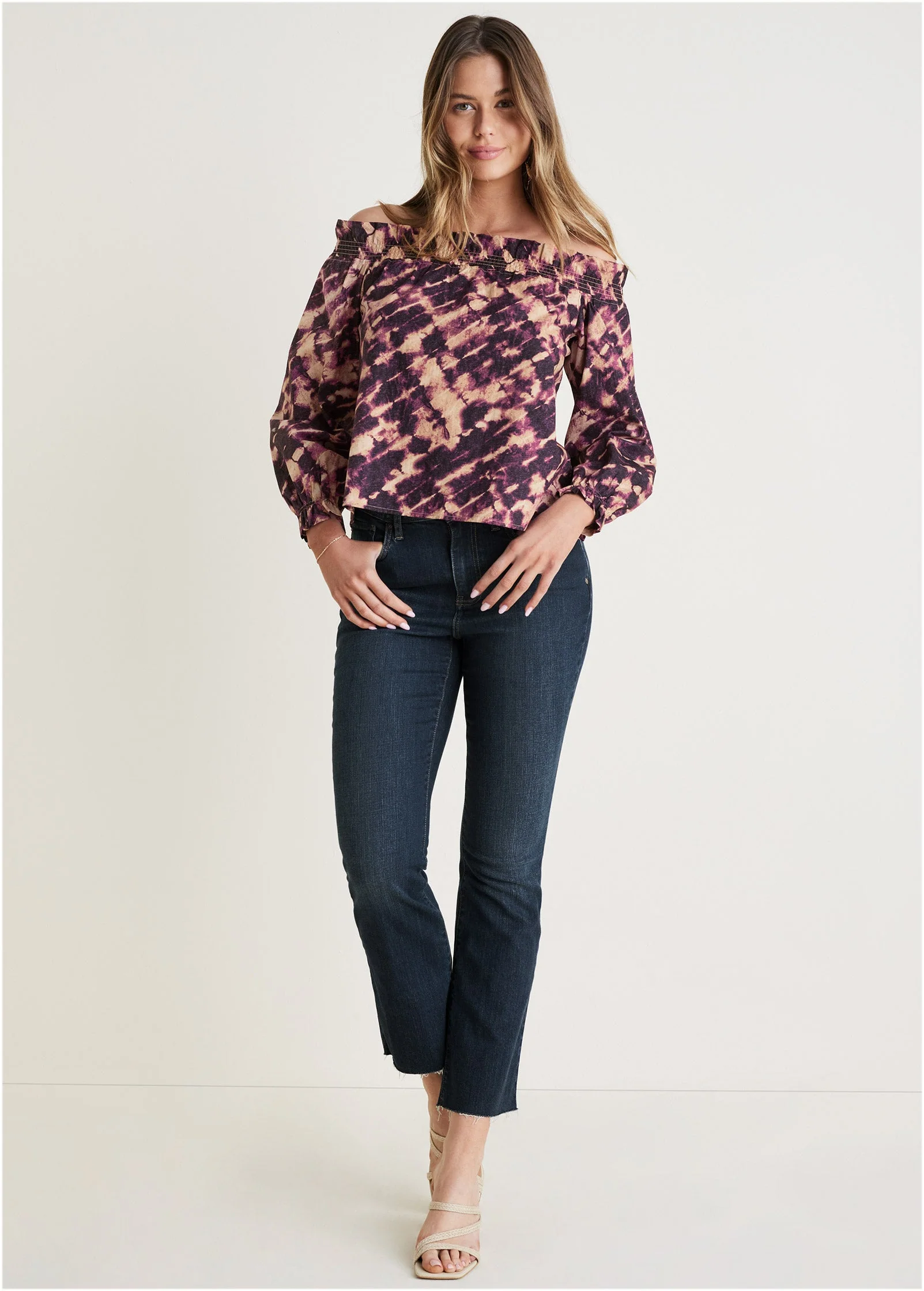 Off-The-Shoulder Top - Desert Tie Dye - Image 5