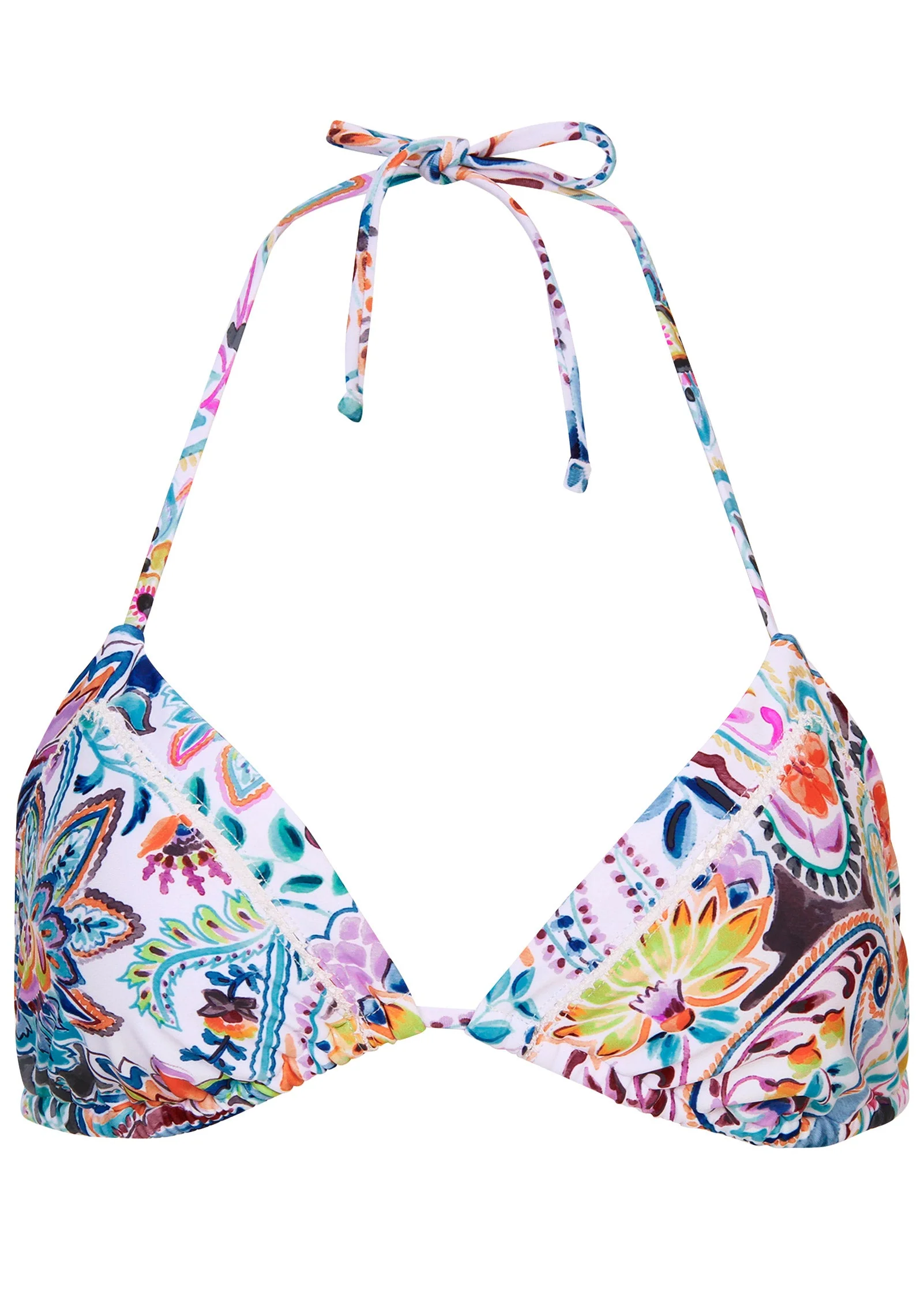 Hamptons Diamond Stitch Triangle Top - Fiesta Floral - Image 5