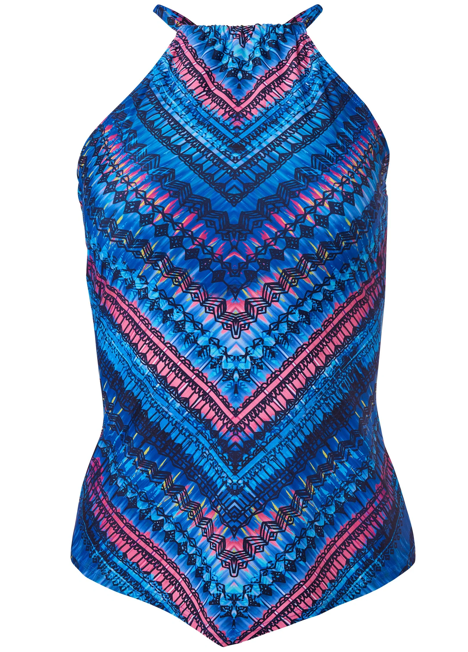 Hanky Hem High-Neck Tankini - Odysseus - Image 3