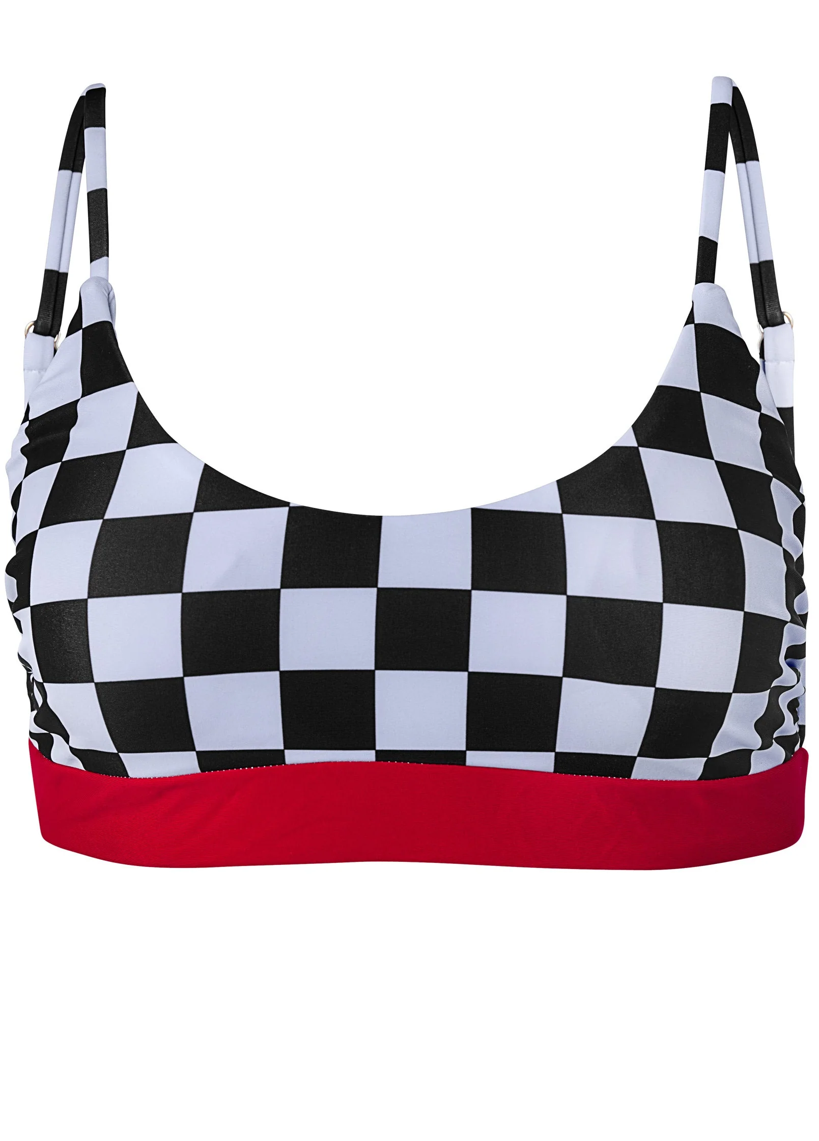 Scoop Neck Sport Top - Checkmate - Image 3