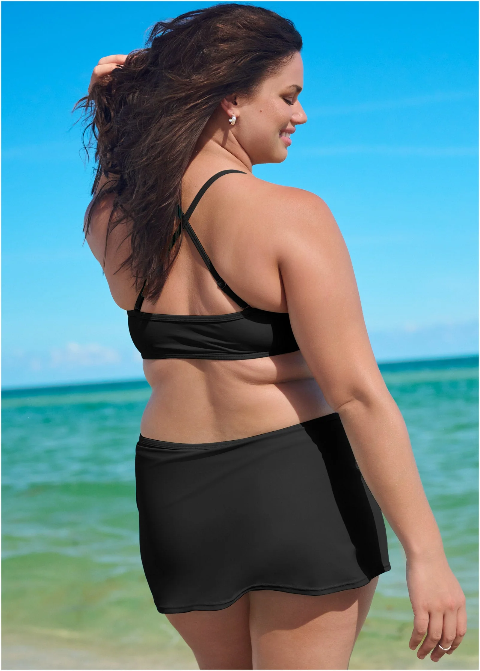 Scoop Neck Ring Top - Black Beauty - Image 4
