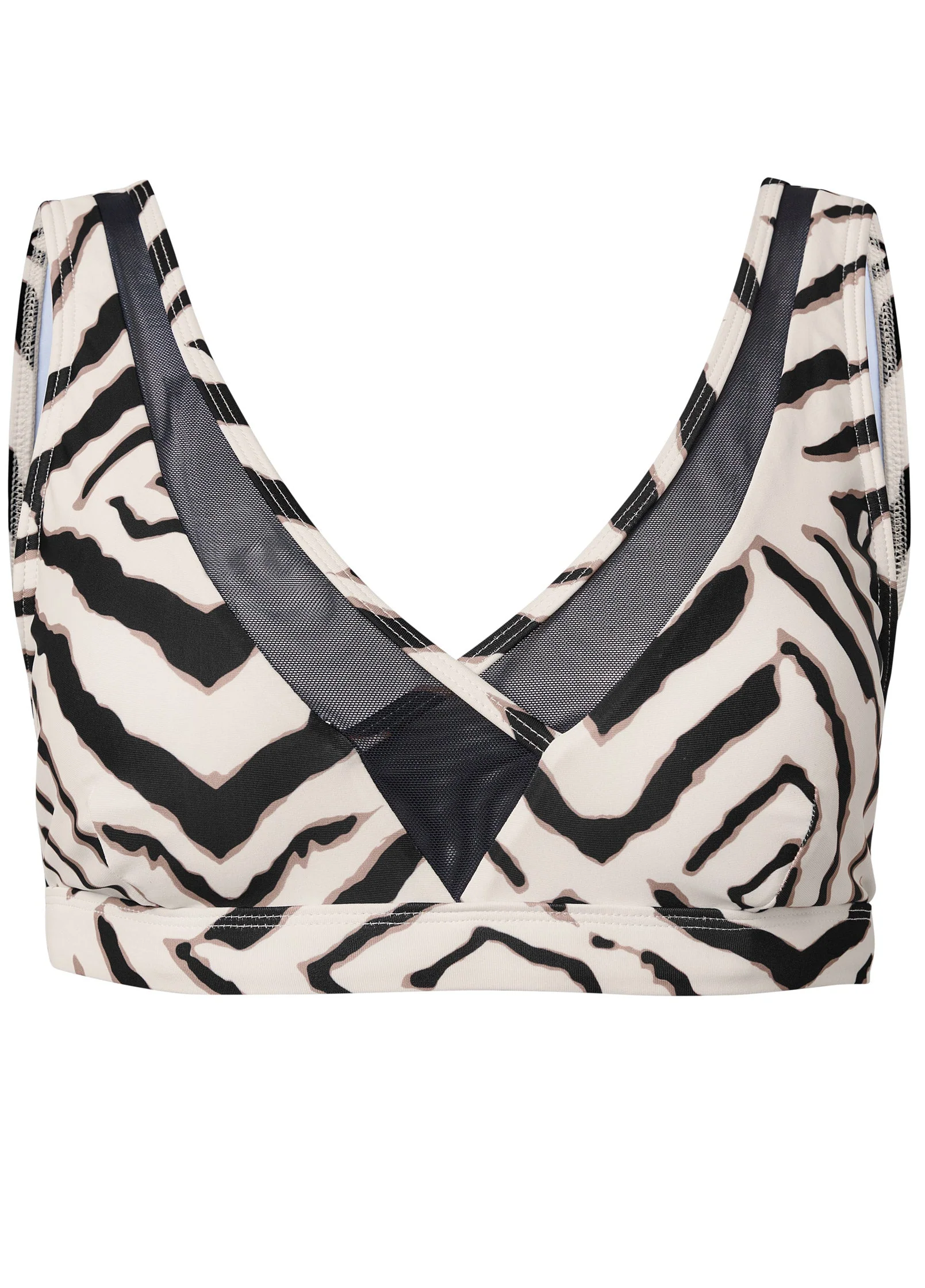 Mesh Peek-A-Boo Swim Top - Beach Babe - Image 3