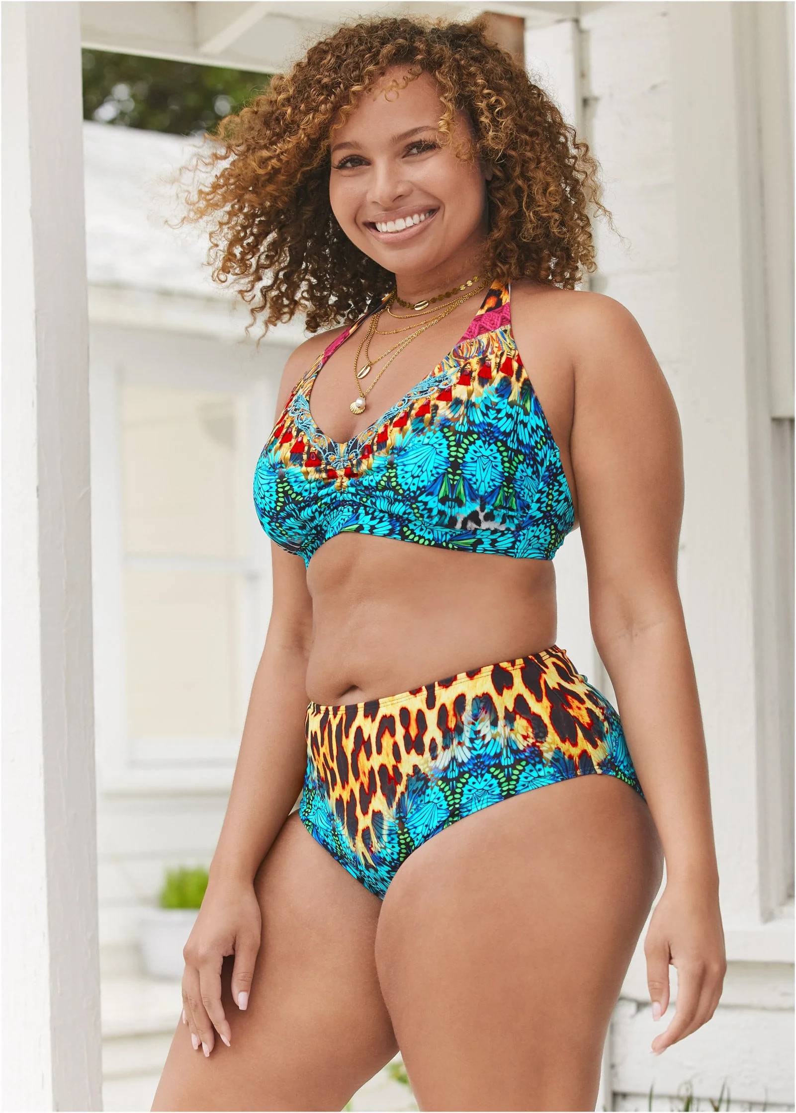 Heavenly Halter Top - Jungle Party - Image 4