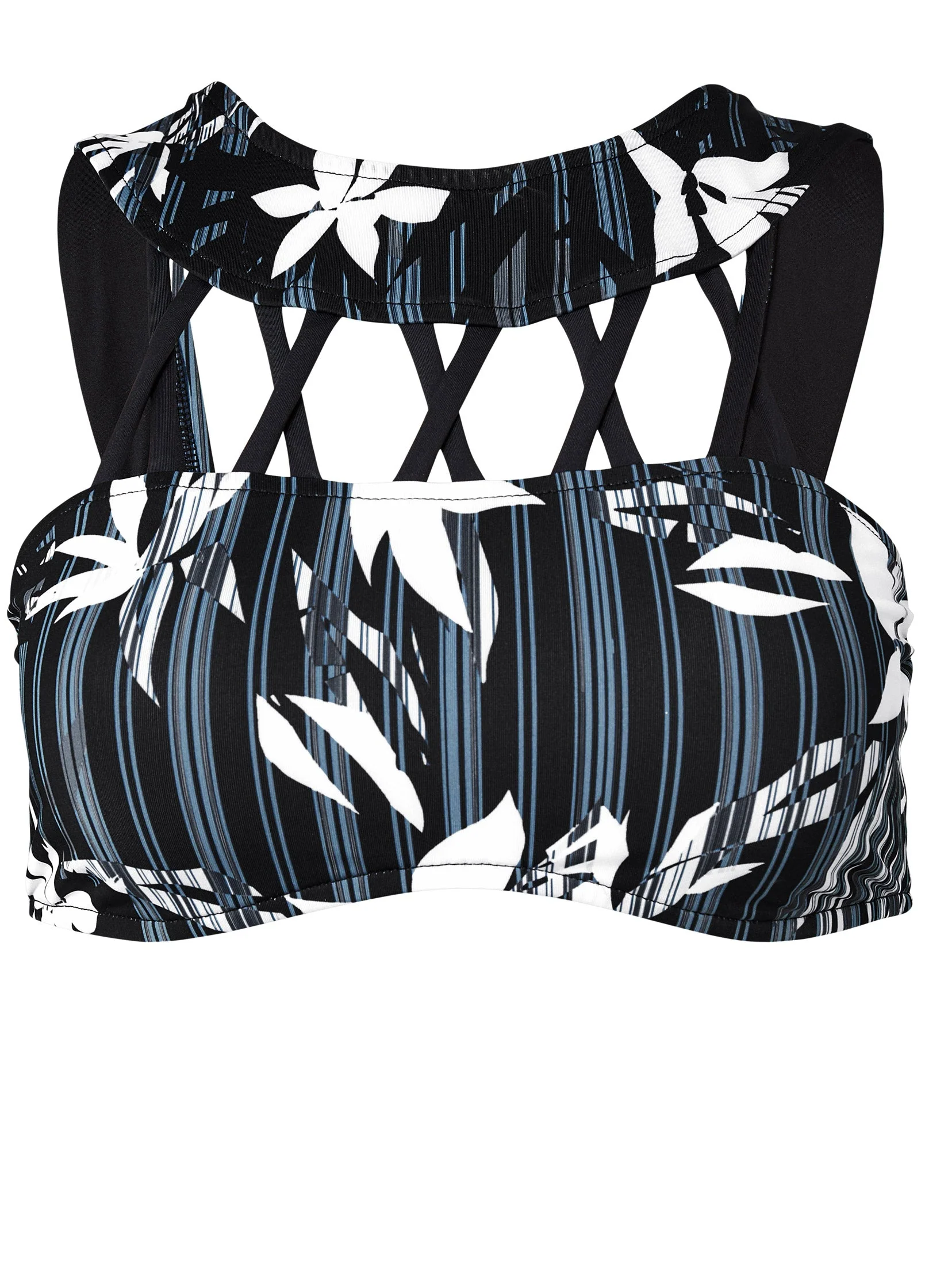 Crisscross Bikini Top - Island Night - Image 3