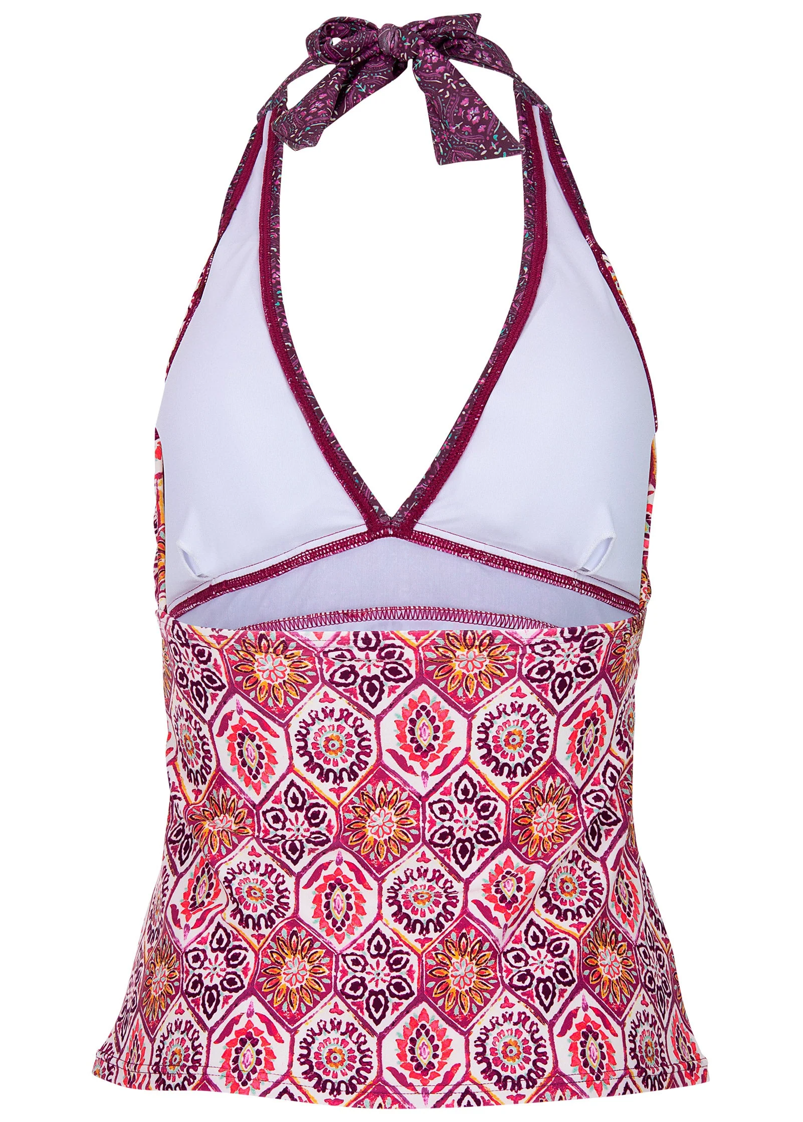 Athens Halter Tankini - Royal Mosaic - Image 4