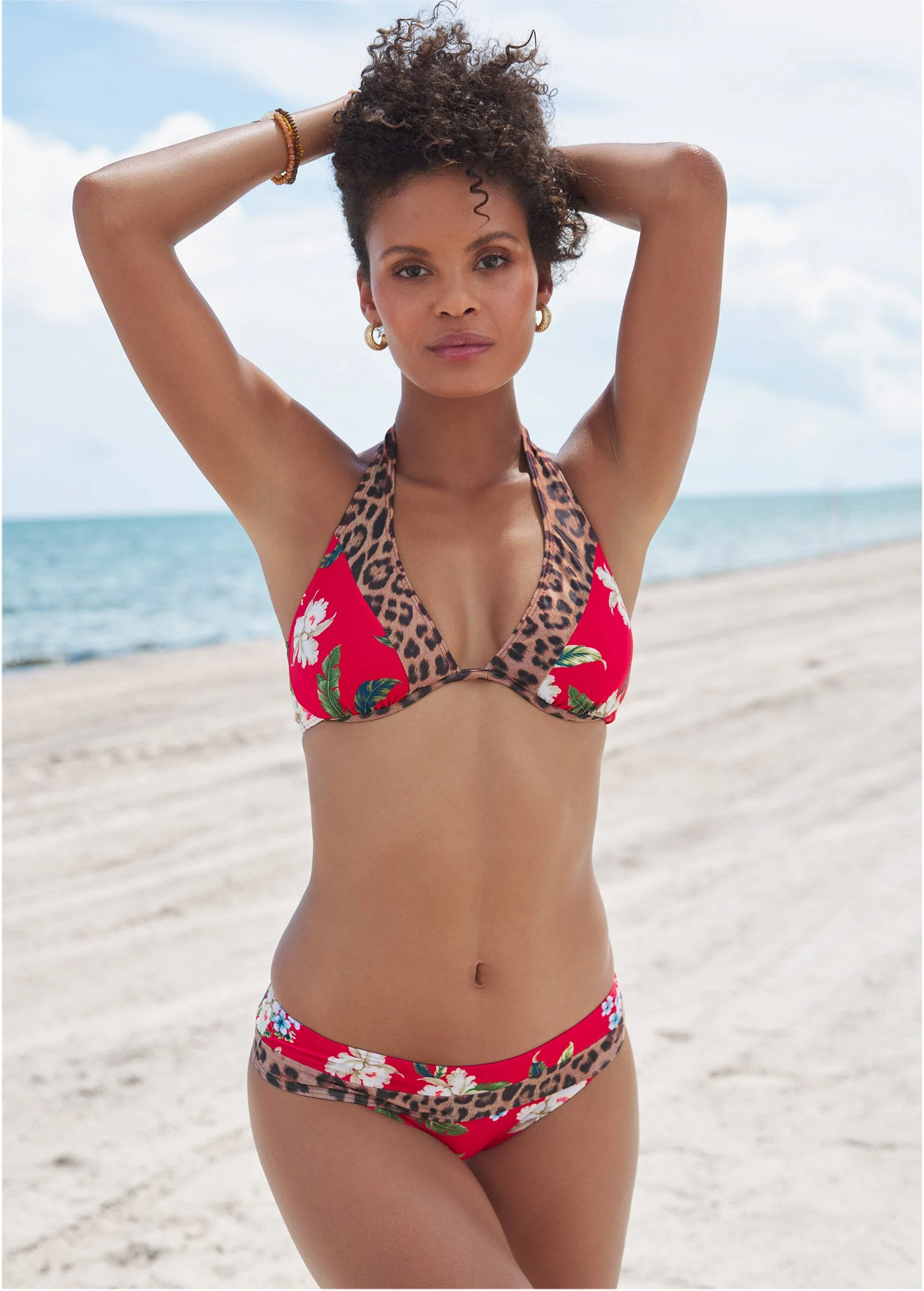 Belize Underwire Halter Top - Tula Floral - Image 2