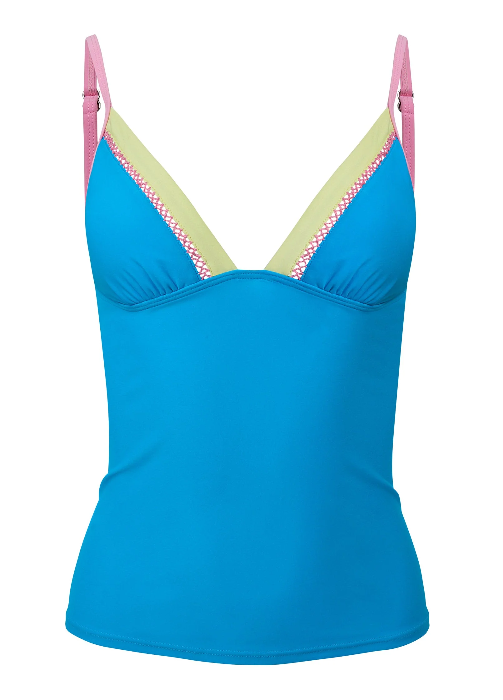 Diamond Stitch Tankini - Soft Seas - Image 3