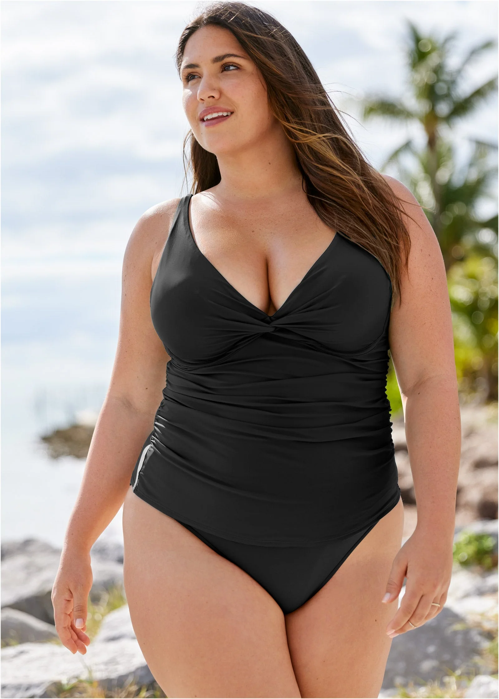 Paros Underwire Tankini - Black Beauty - Image 4