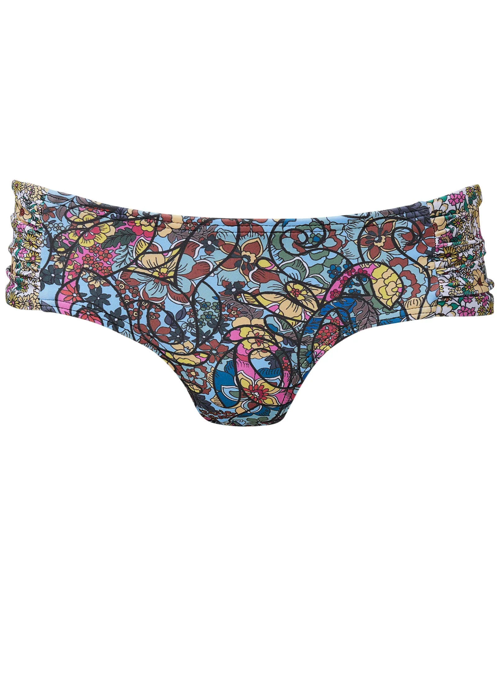 Ruched Side Bottom - Floral Mosaic - Image 3